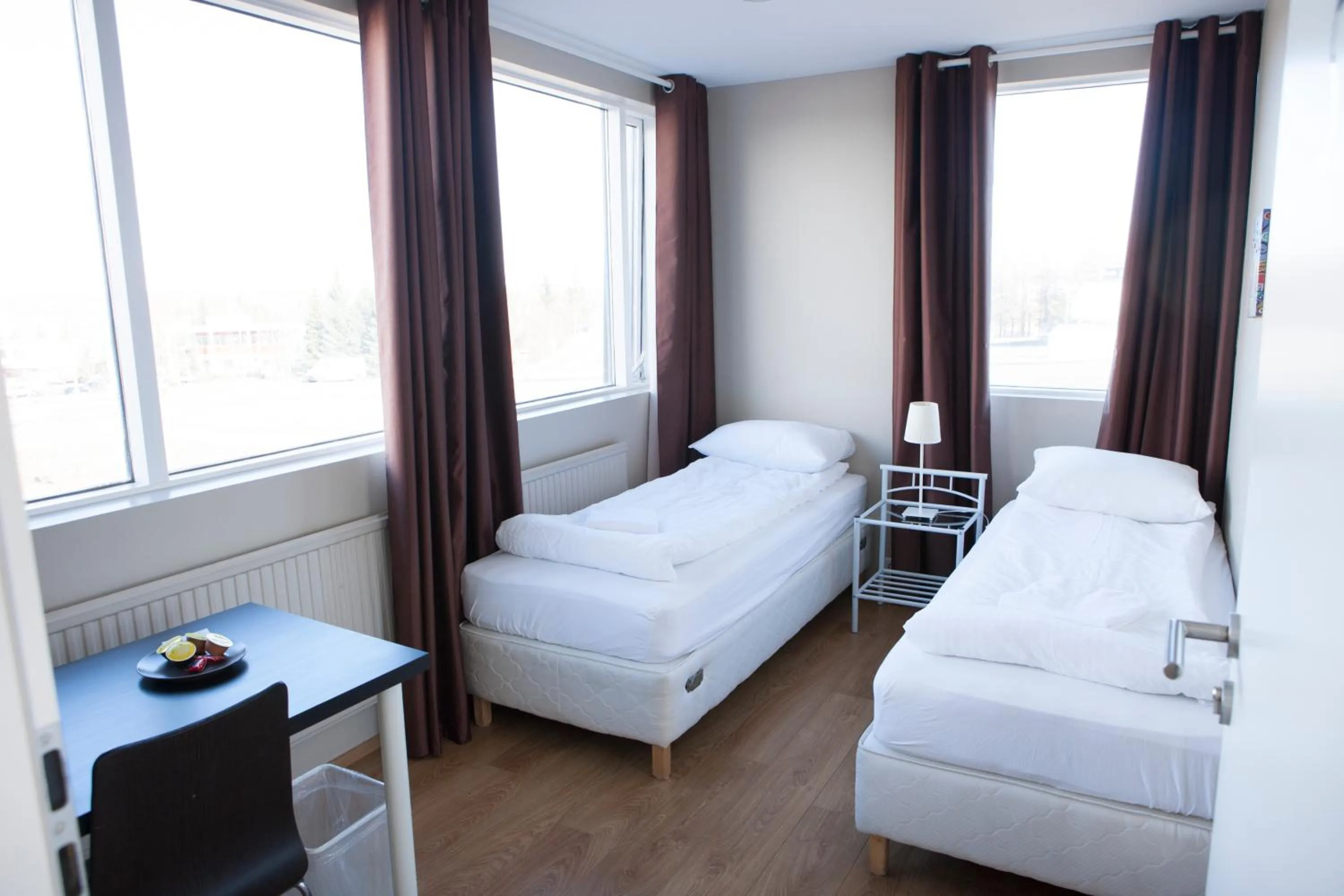 Twin Room with Shared Toilet in Lyngás Guesthouse