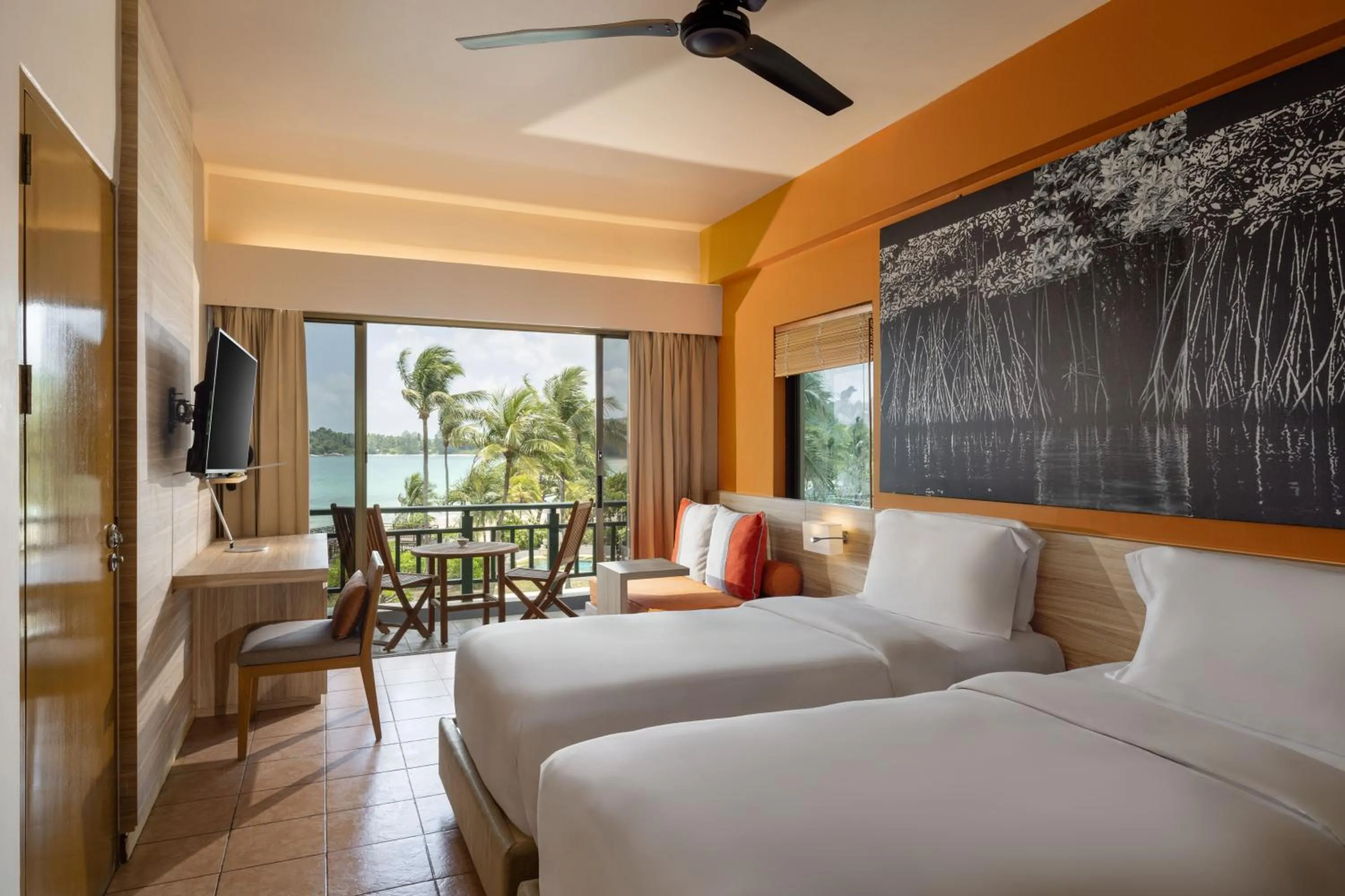 Island Chill Twin Room - Free Return Transfer (BBT Terminal-Resort) in Angsana Bintan