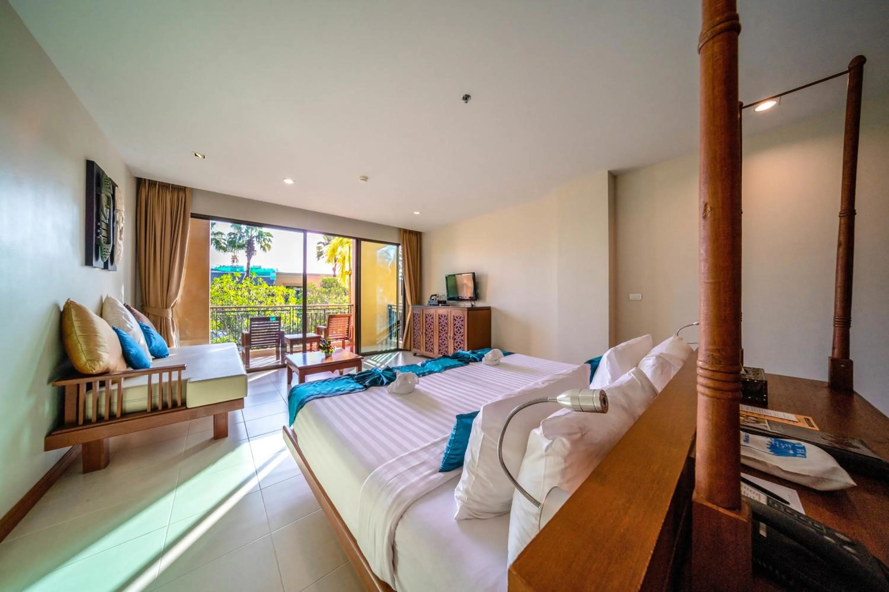 Deluxe Double or Twin Room with Pool View in Rawai Palm Beach Resort - SHA Extra Plus