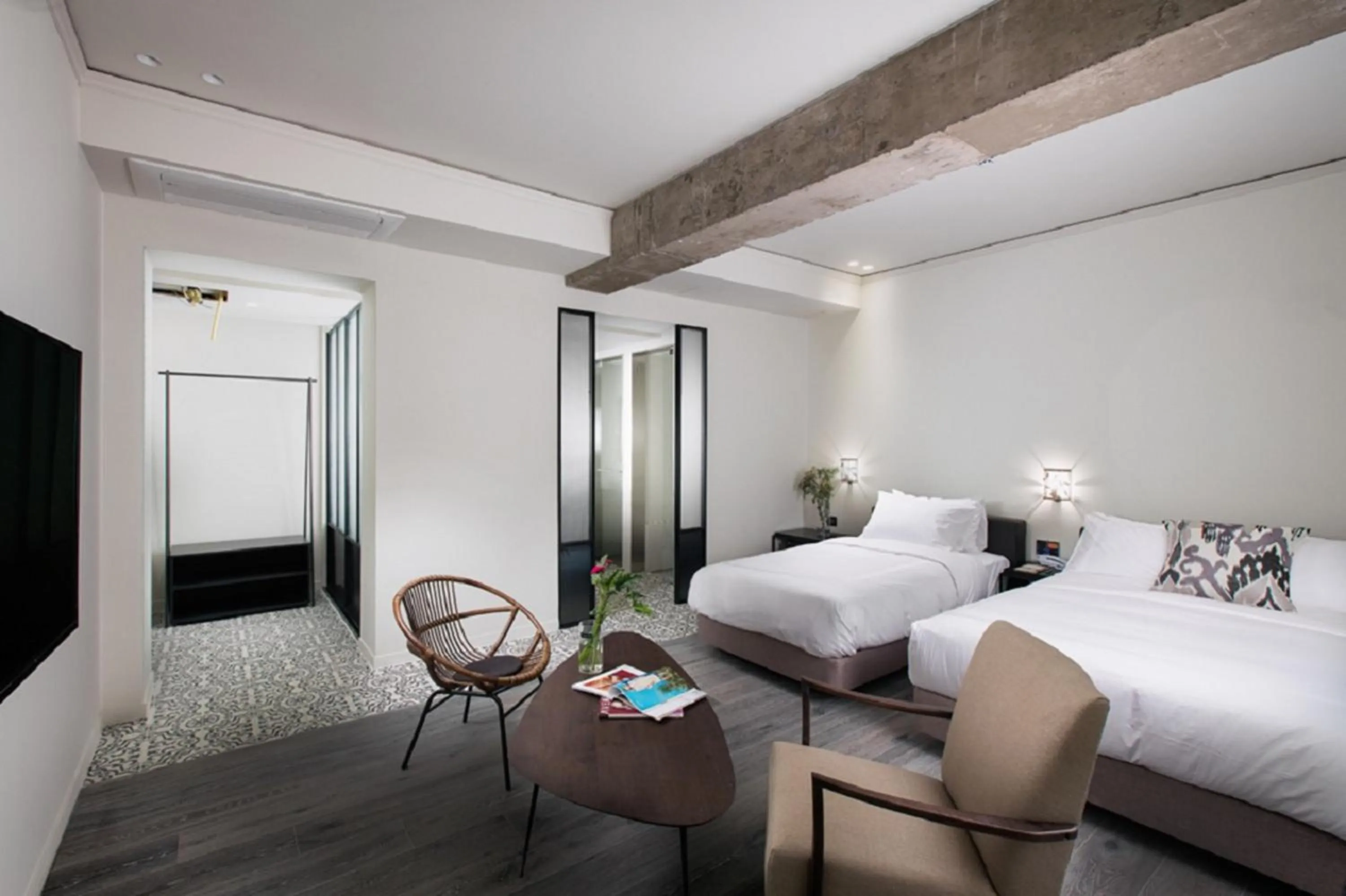 Royal Suite Twin in BROWN DOT Hotel Dadaepo Beach ㅡ 구 Oia Hotel