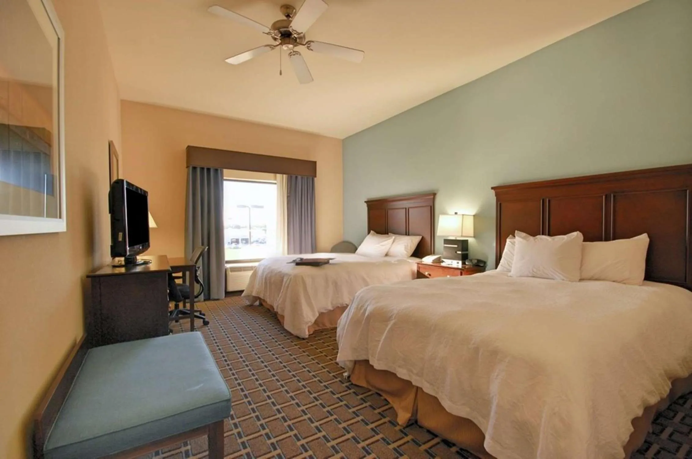 Room with Two Queen Beds - Non-Smoking in Hampton Inn and Suites New Iberia