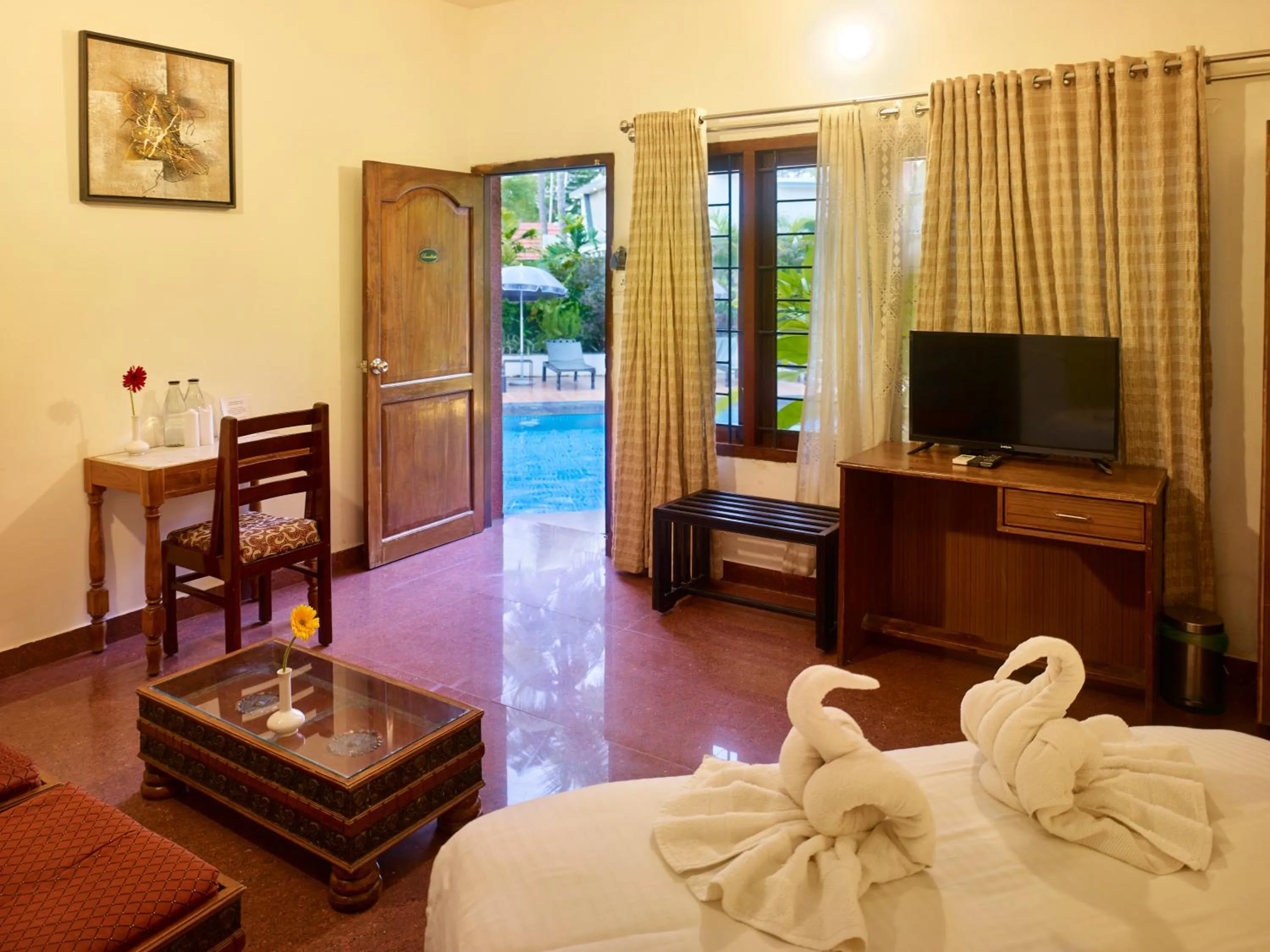 Deluxe Double or Twin Room in Deshadan Cliff & Beach Resort,Varkala