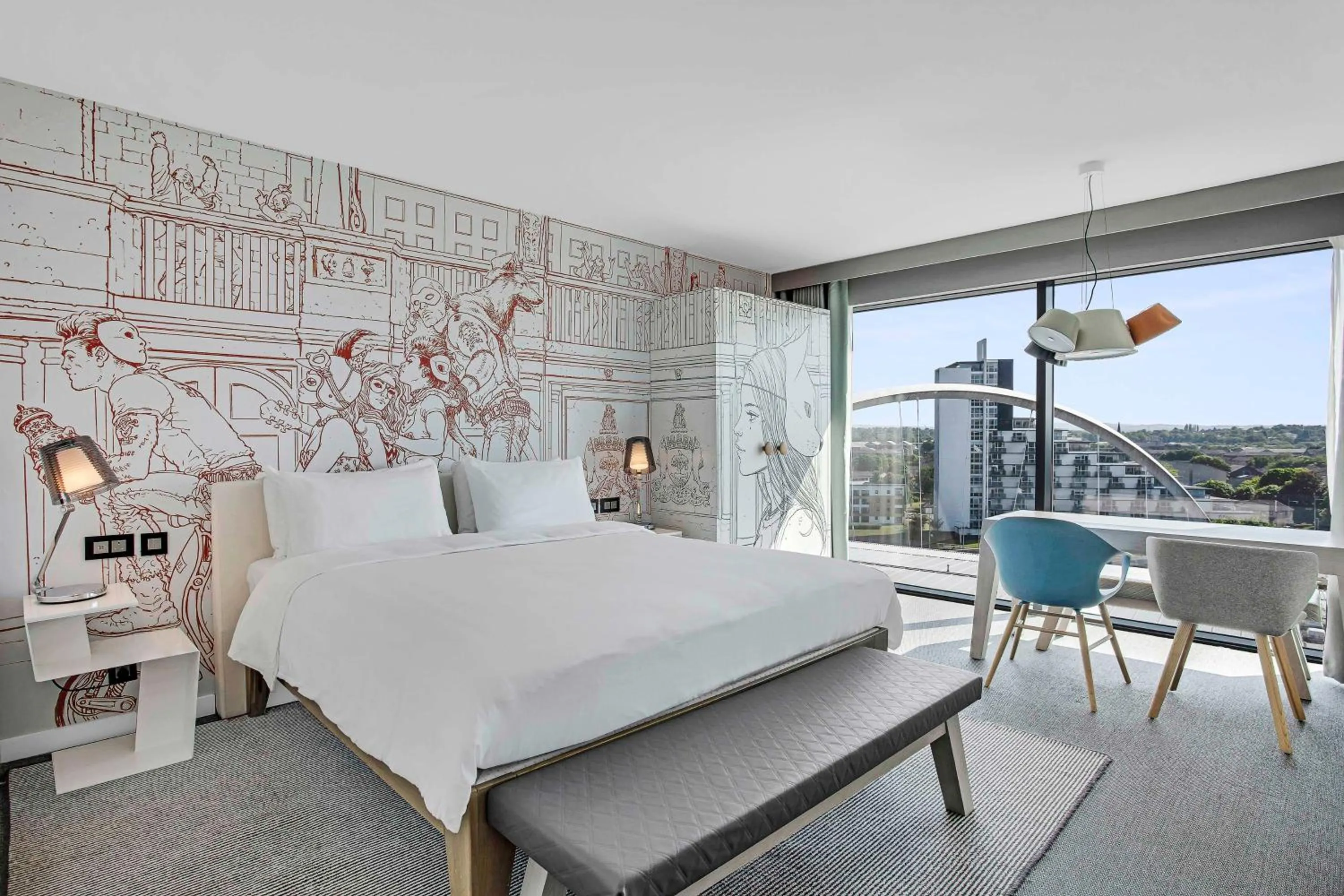 Superior Room with River view in Radisson RED Hotel, Glasgow