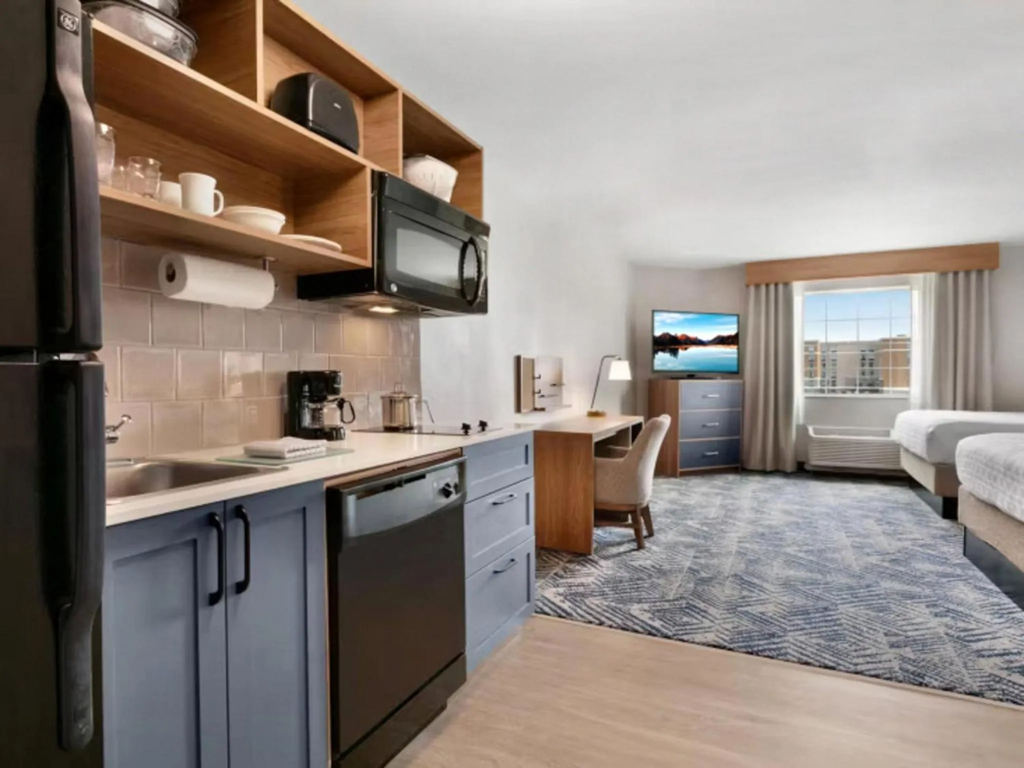 Studio Suite with Two Queen Beds in Candlewood Suites Champaign-Urbana University Area by IHG