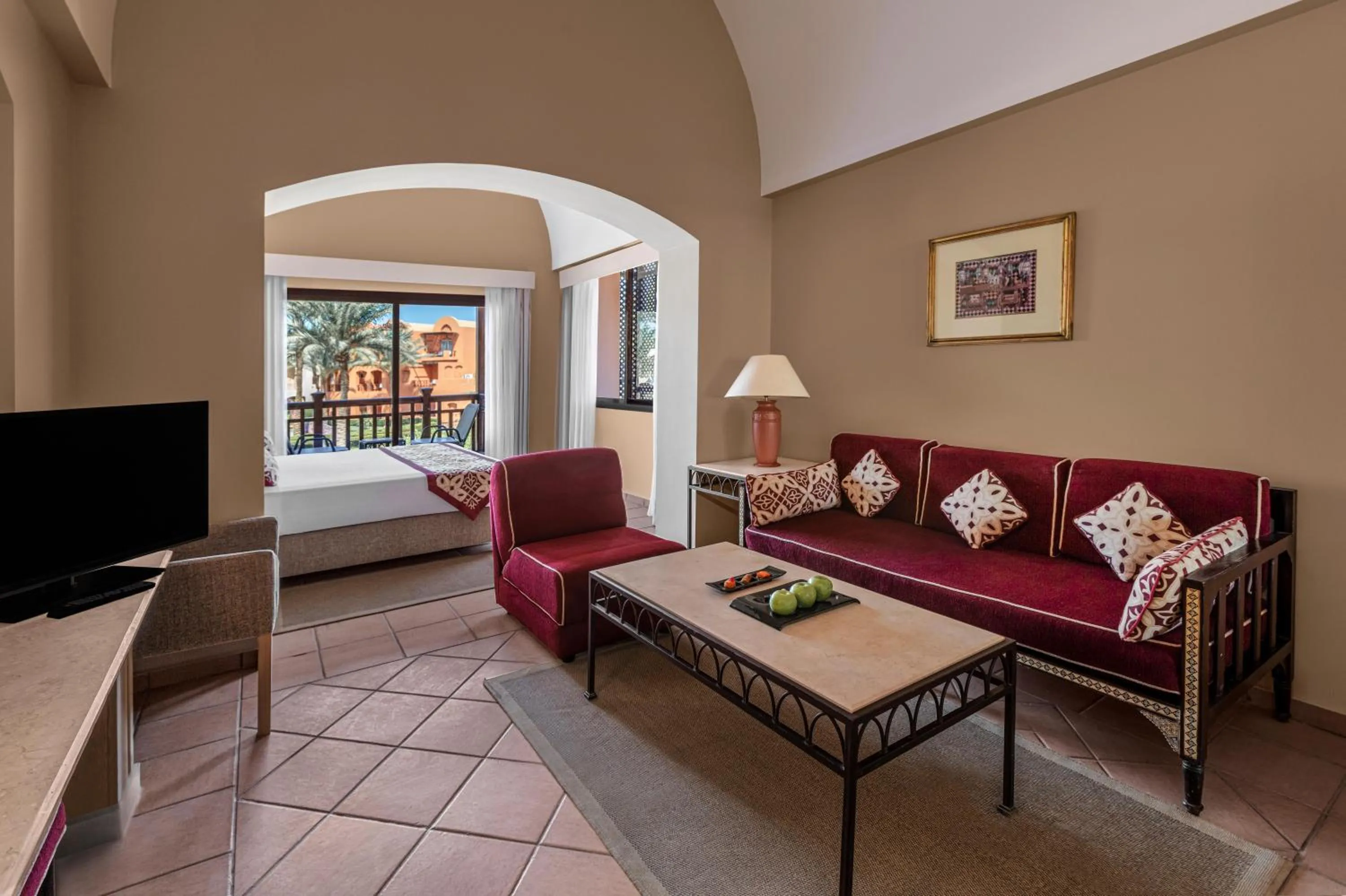 Family Deluxe, Twin beds, Garden View in JAZ Makadi Saraya Resort