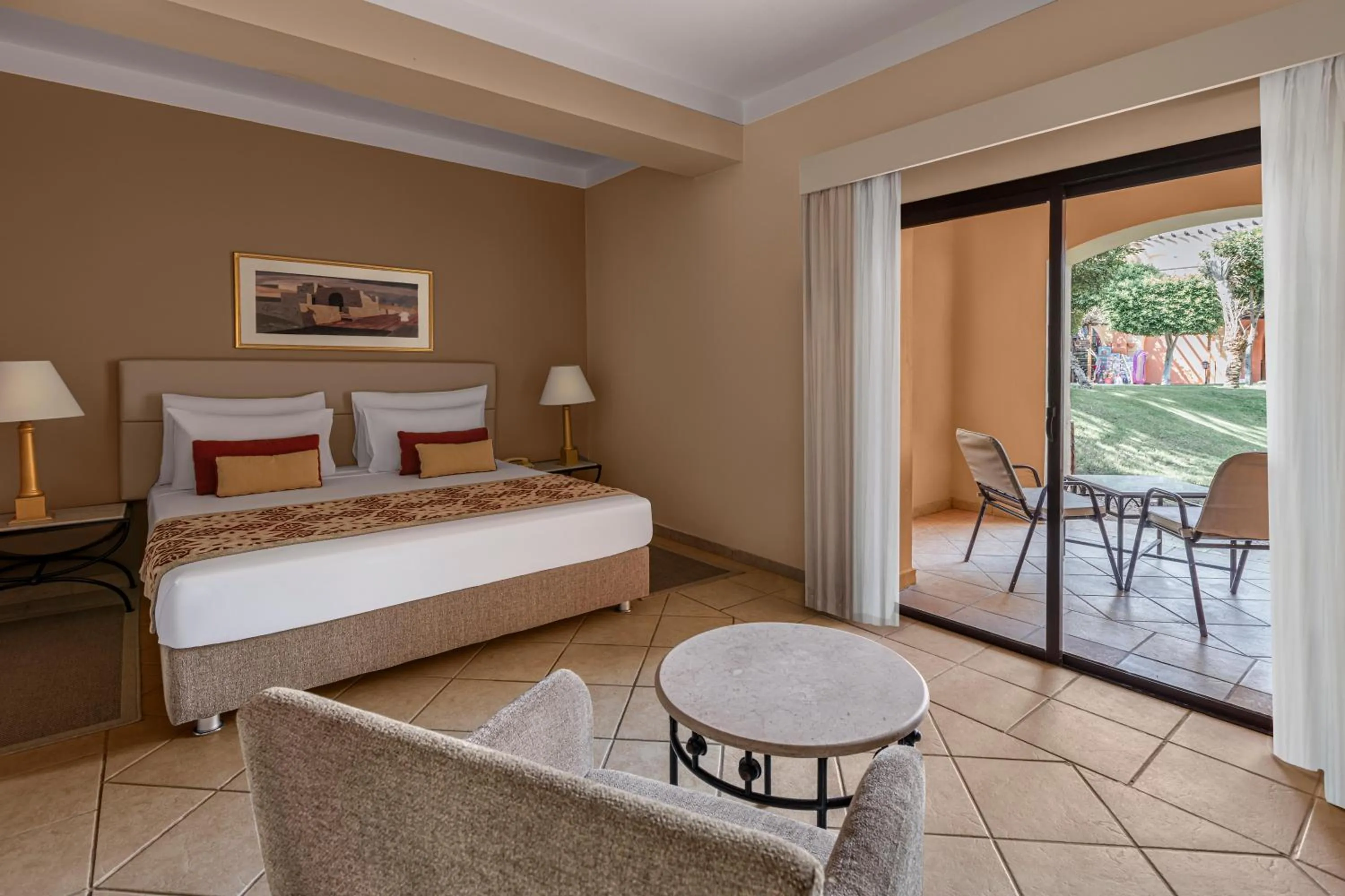 Two-Bedroom Apartment Queen or Twin beds Garden View in JAZ Makadi Saraya Resort
