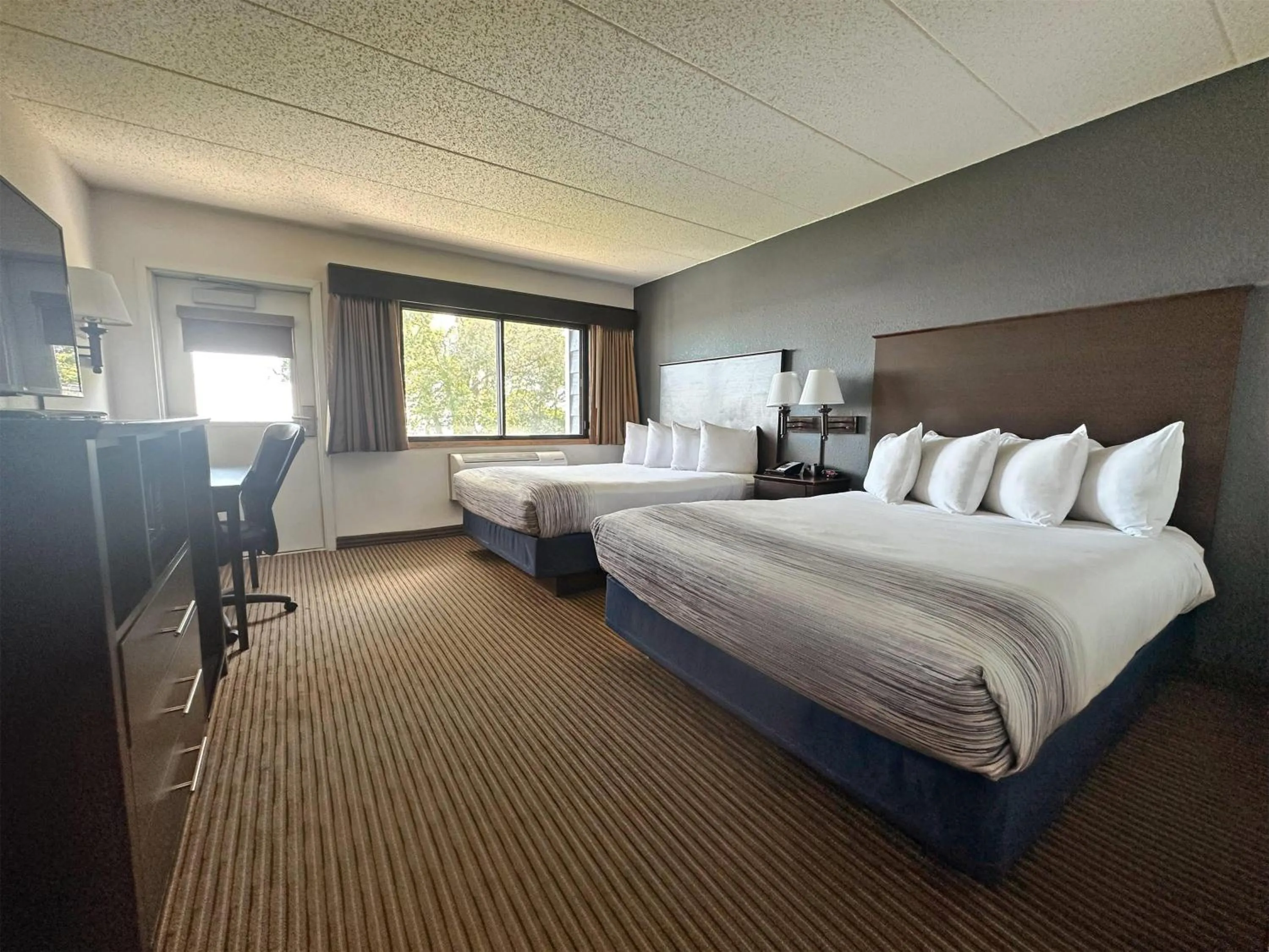 Superior Queen Room with Two Queen Beds - Non-Smoking in AmericInn by Wyndham Menominee