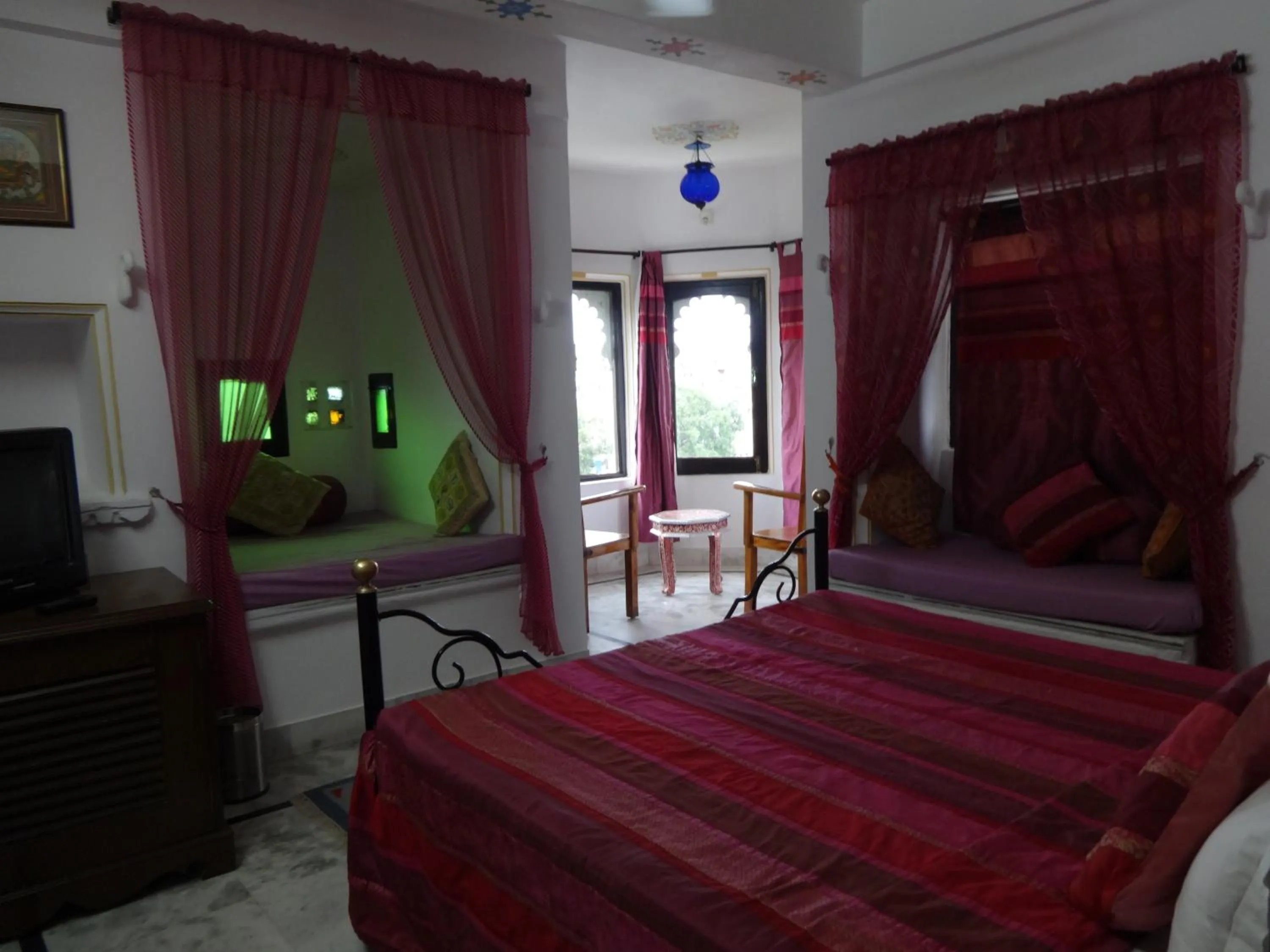 Super Deluxe or Twin Room with Lake View in Karohi Haveli - A Heritage Hotel