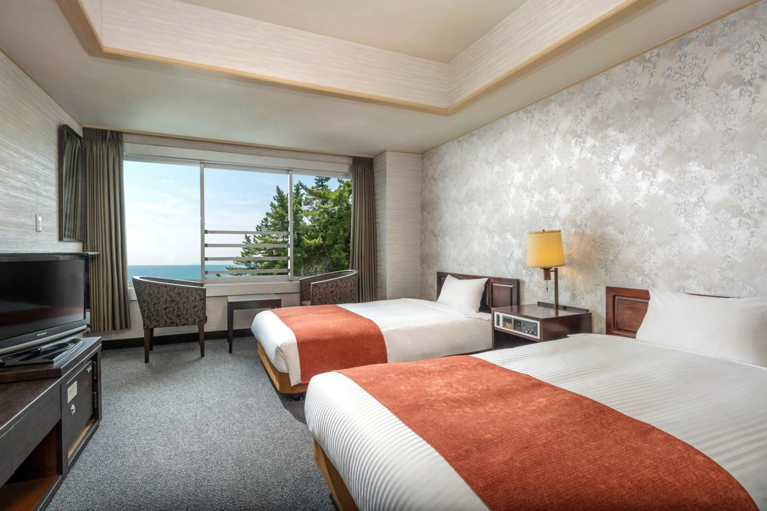 OCEAN Standard Twin Room - single occupancy - Non-Smoking in Hotel New Akao