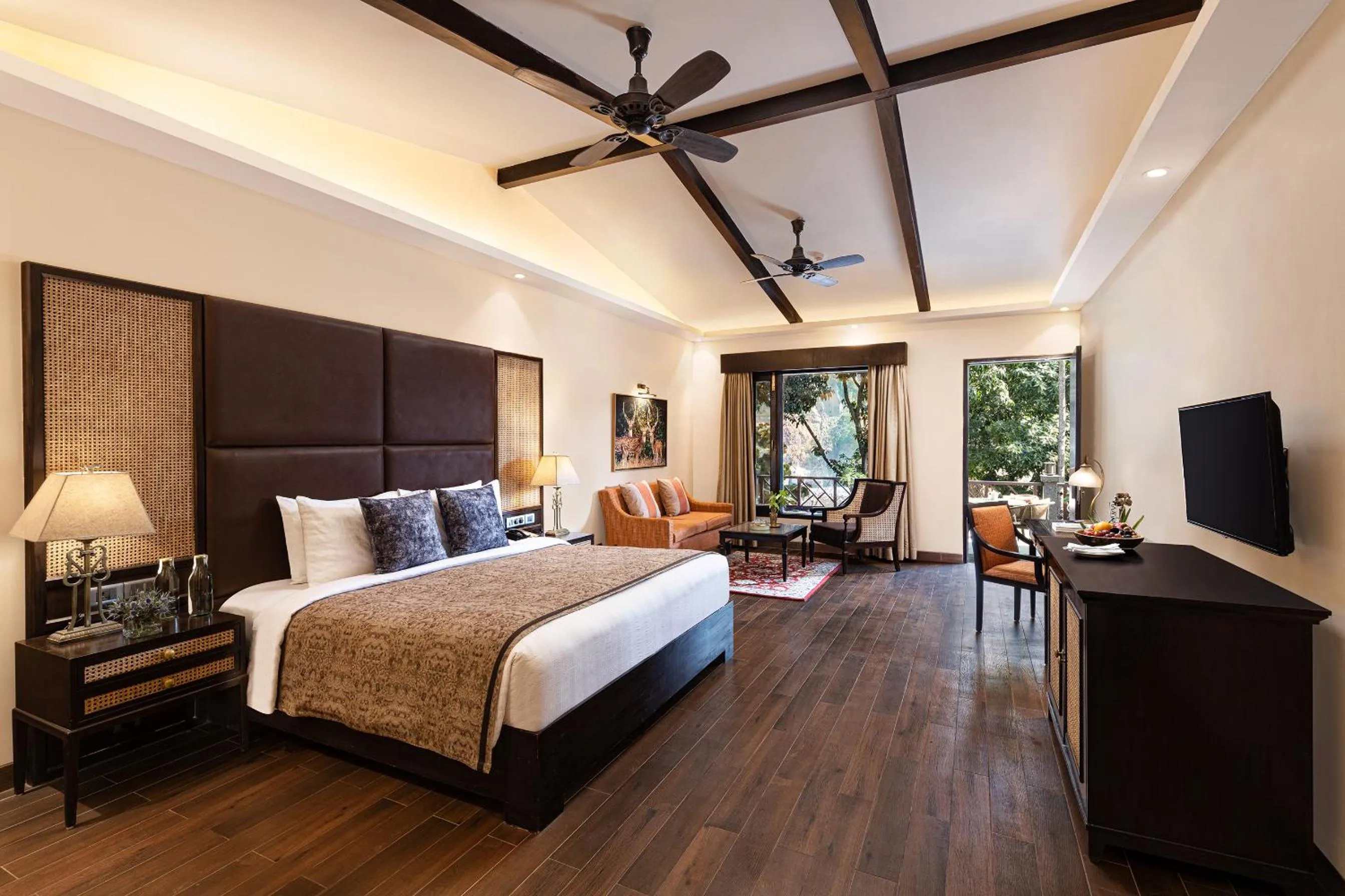 Deluxe Room River View King Bed - single occupancy in Taj Corbett Resort and Spa Uttarakhand