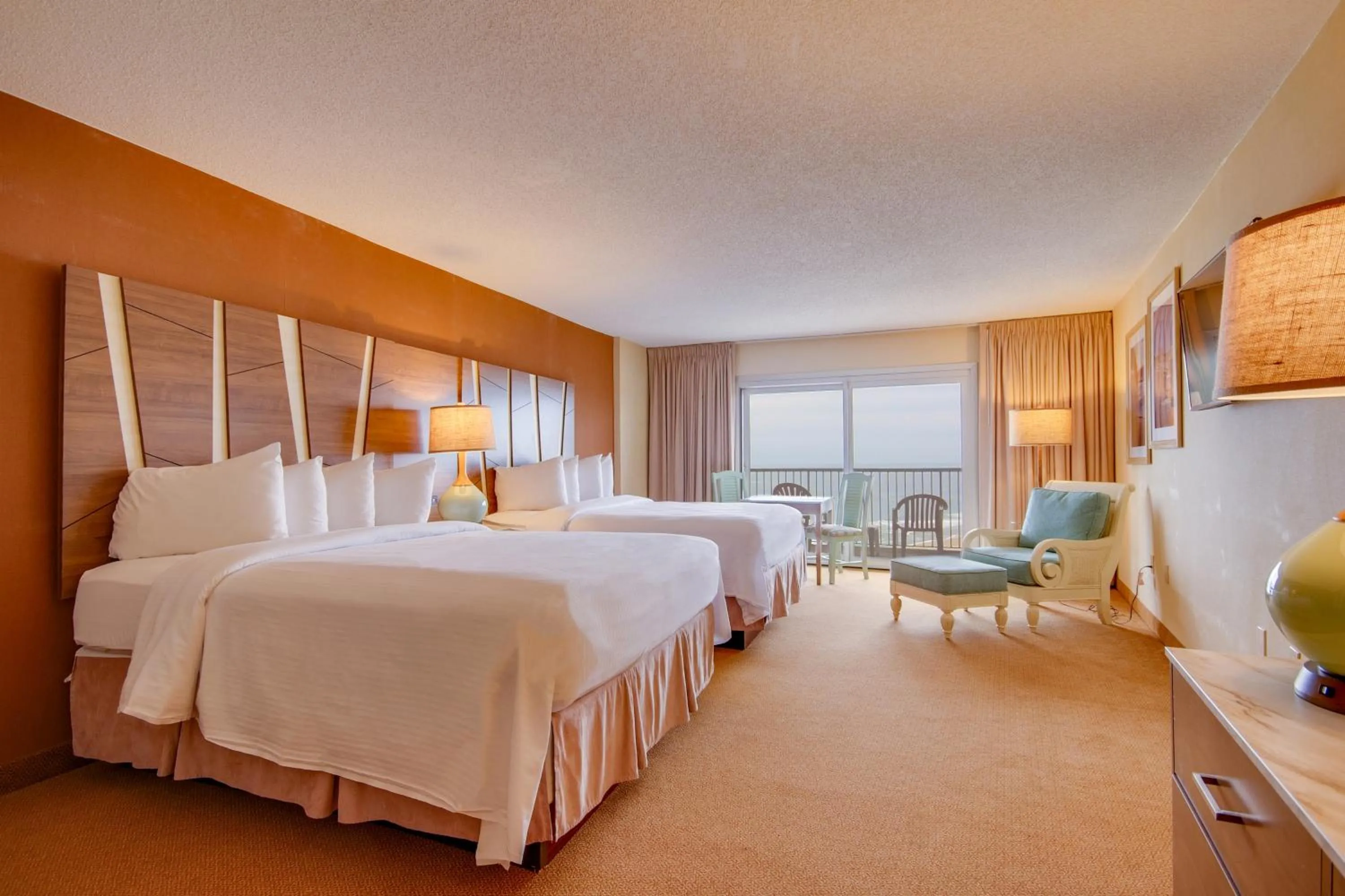 Direct Ocean Front with Two Queen beds - Non Smoking  in Grand Hotel Ocean City Oceanfront