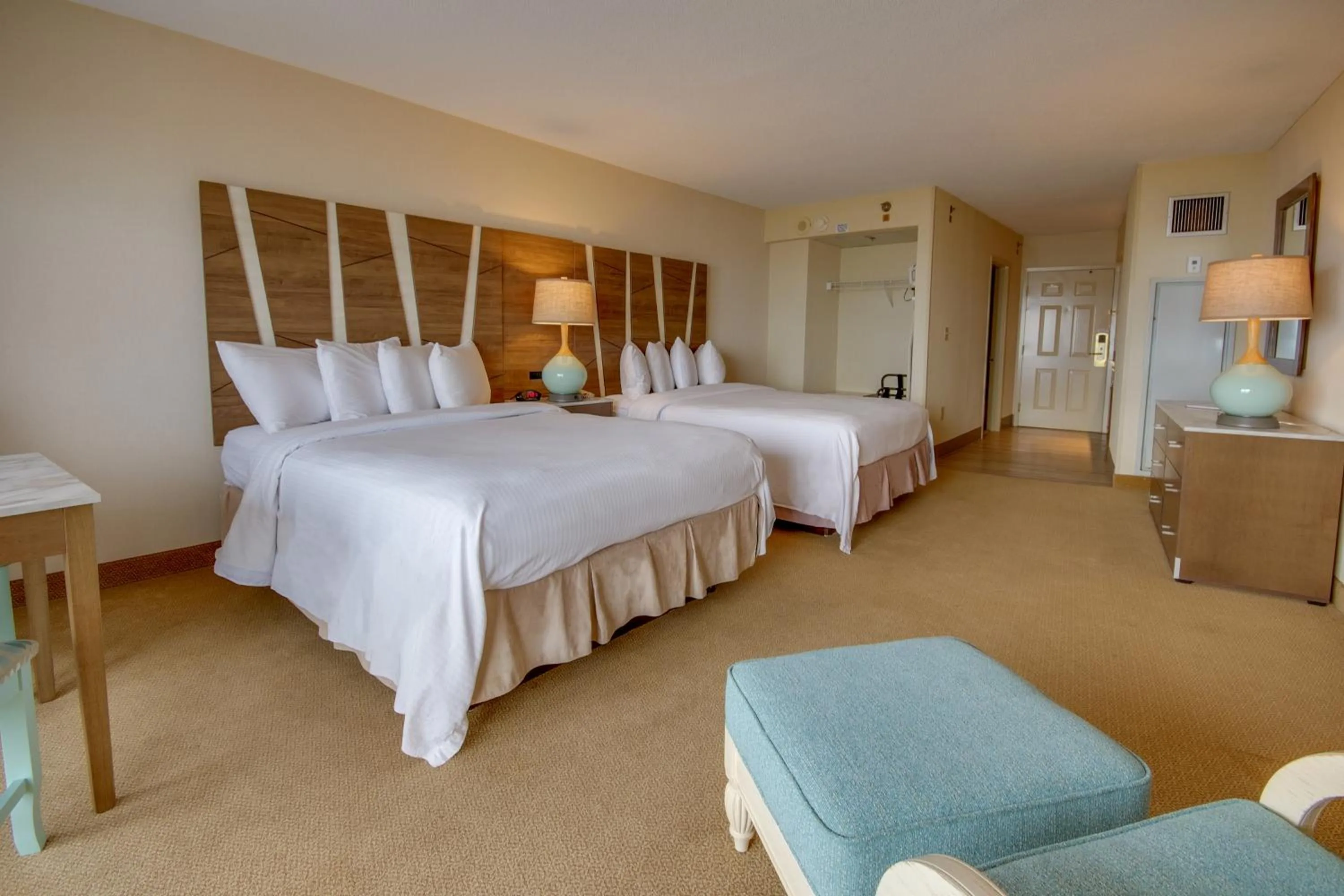 Partial View with Two Queen Beds - Non Smoking in Grand Hotel Ocean City Oceanfront