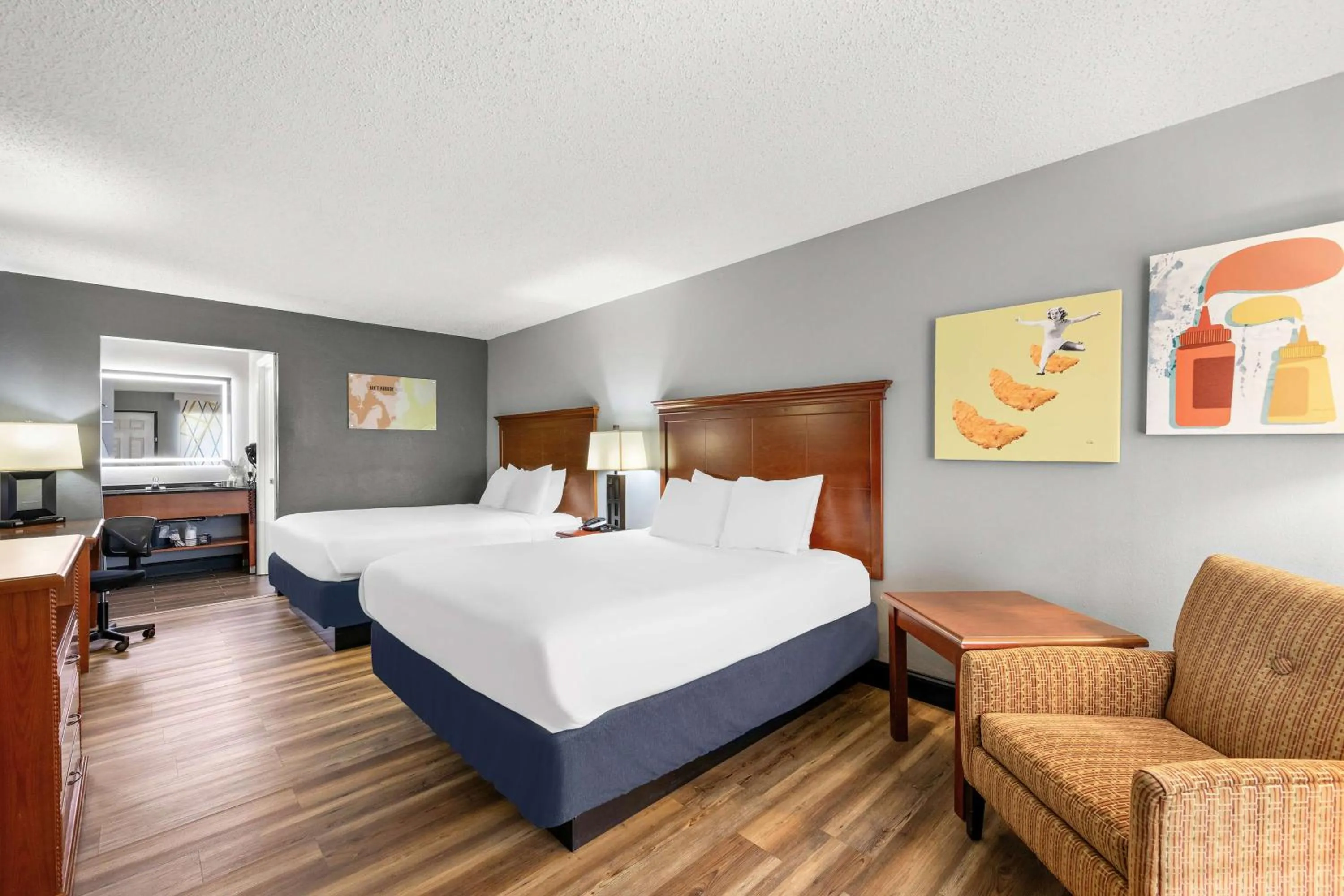 Double Room with Two Double Beds - Upstairs/Smoking in Best Western Corbin Inn