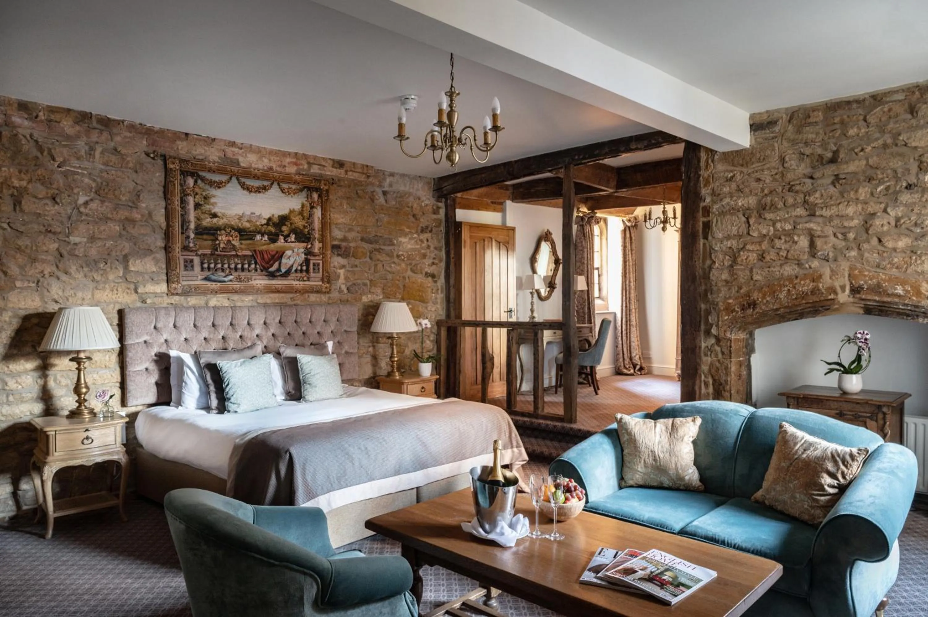 Feature Room in Fawsley Hall Hotel