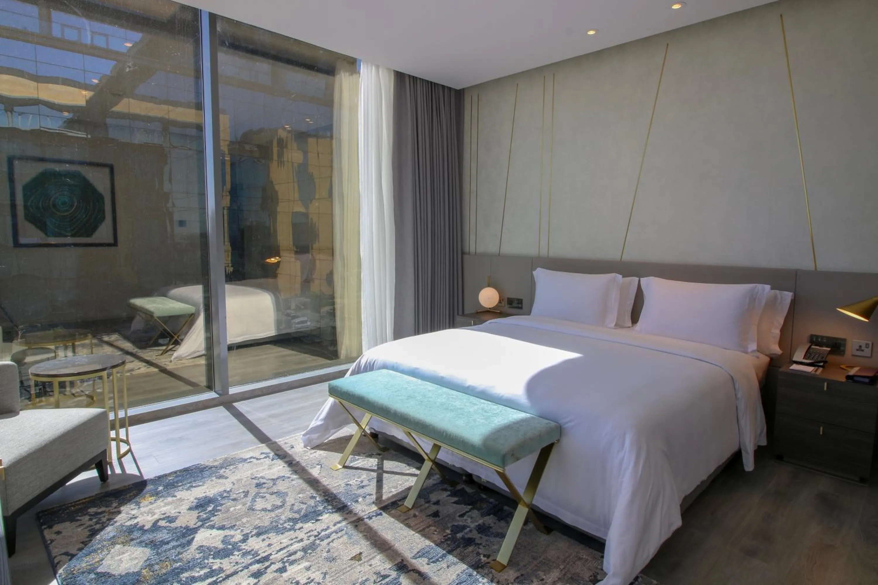 Classic 2 Bed Room Suite Courtyard View in Views Hotel & Residences - Emaar King Abdullah Economic City