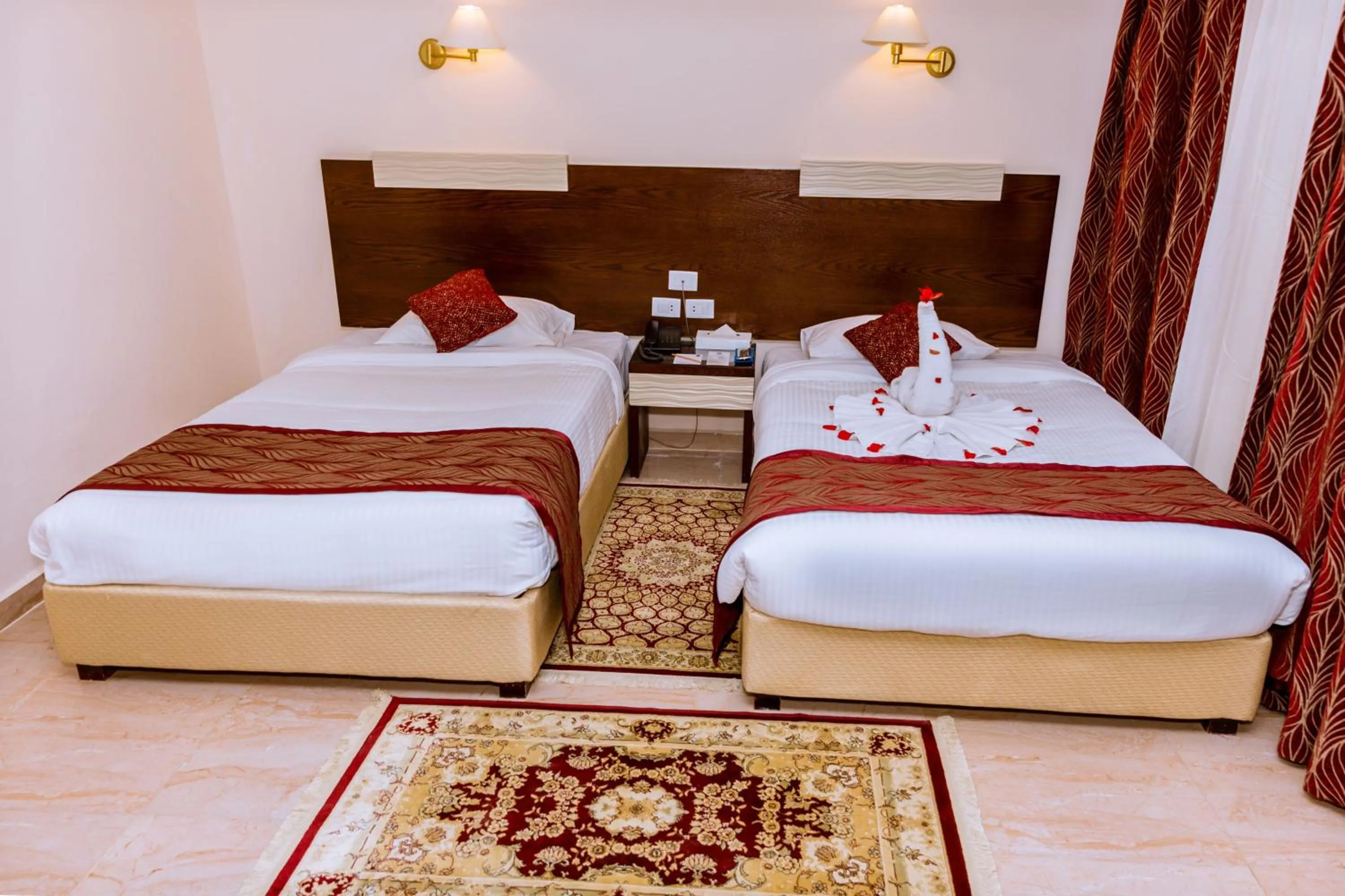Deluxe Double Room with Garden and Pool View in Golden Beach Resort