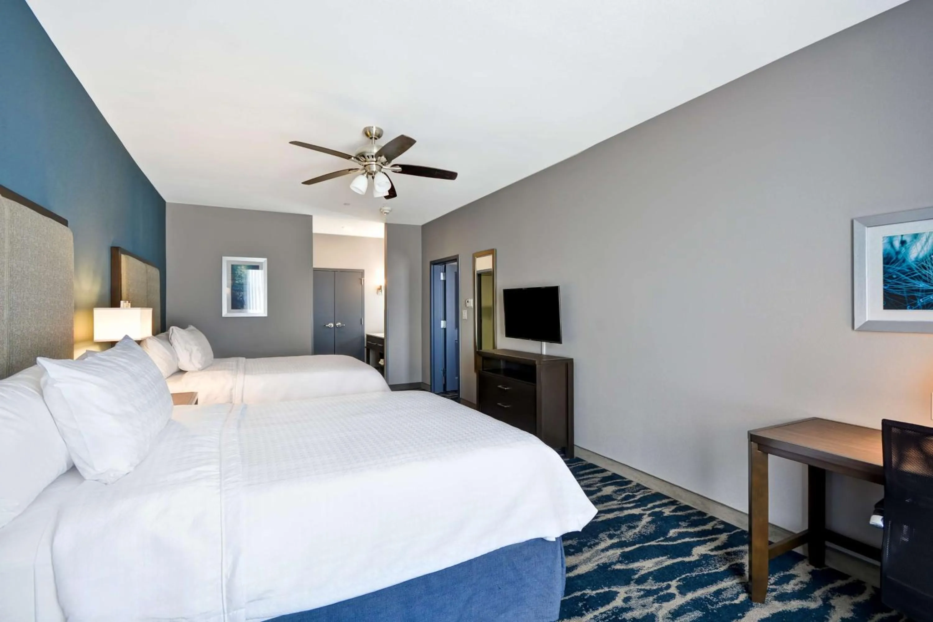 One-Bedroom Queen Suite with Two Queen Beds - Non-Smoking in Homewood Suites by Hilton Conroe