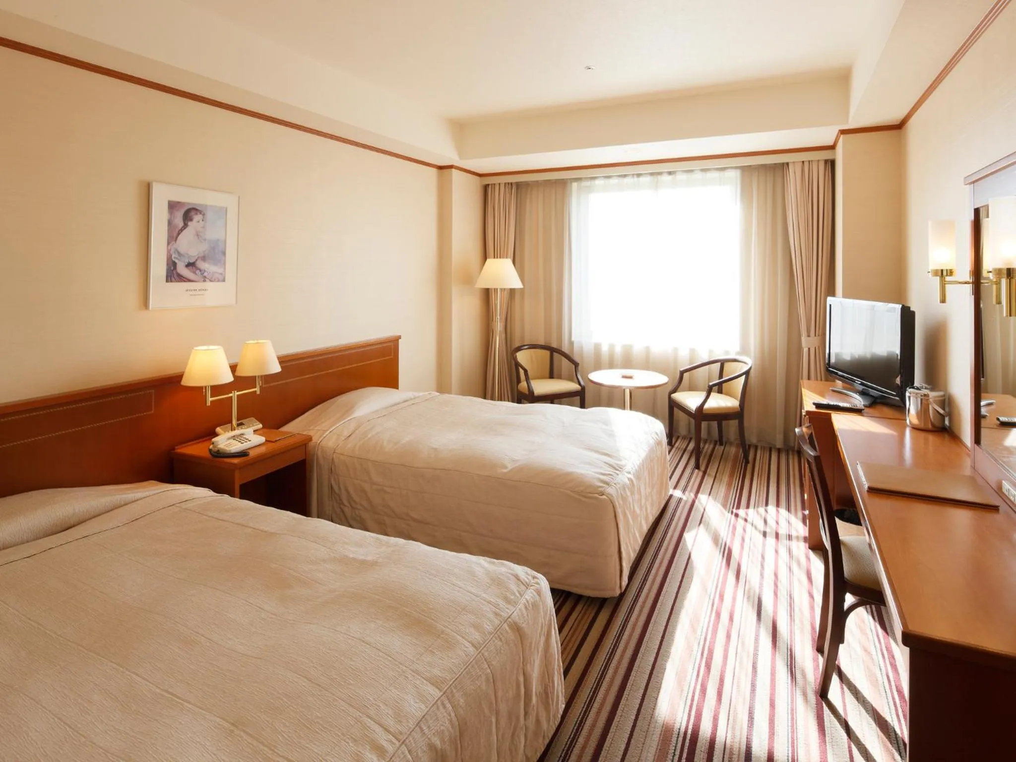 Twin Room in Hotel Crown Palais Kokura