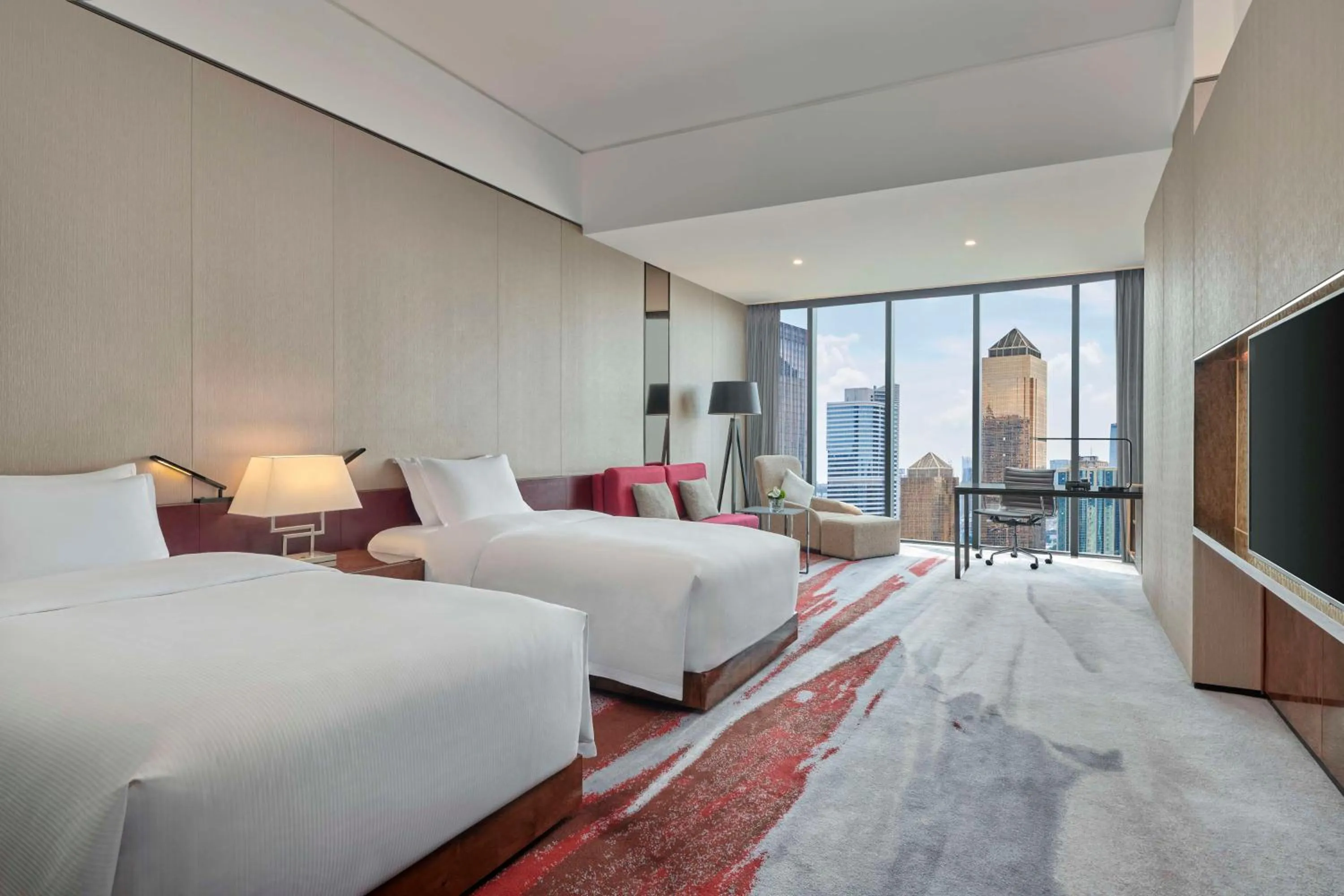 Deluxe Twin Room in Hilton Guangzhou Tianhe