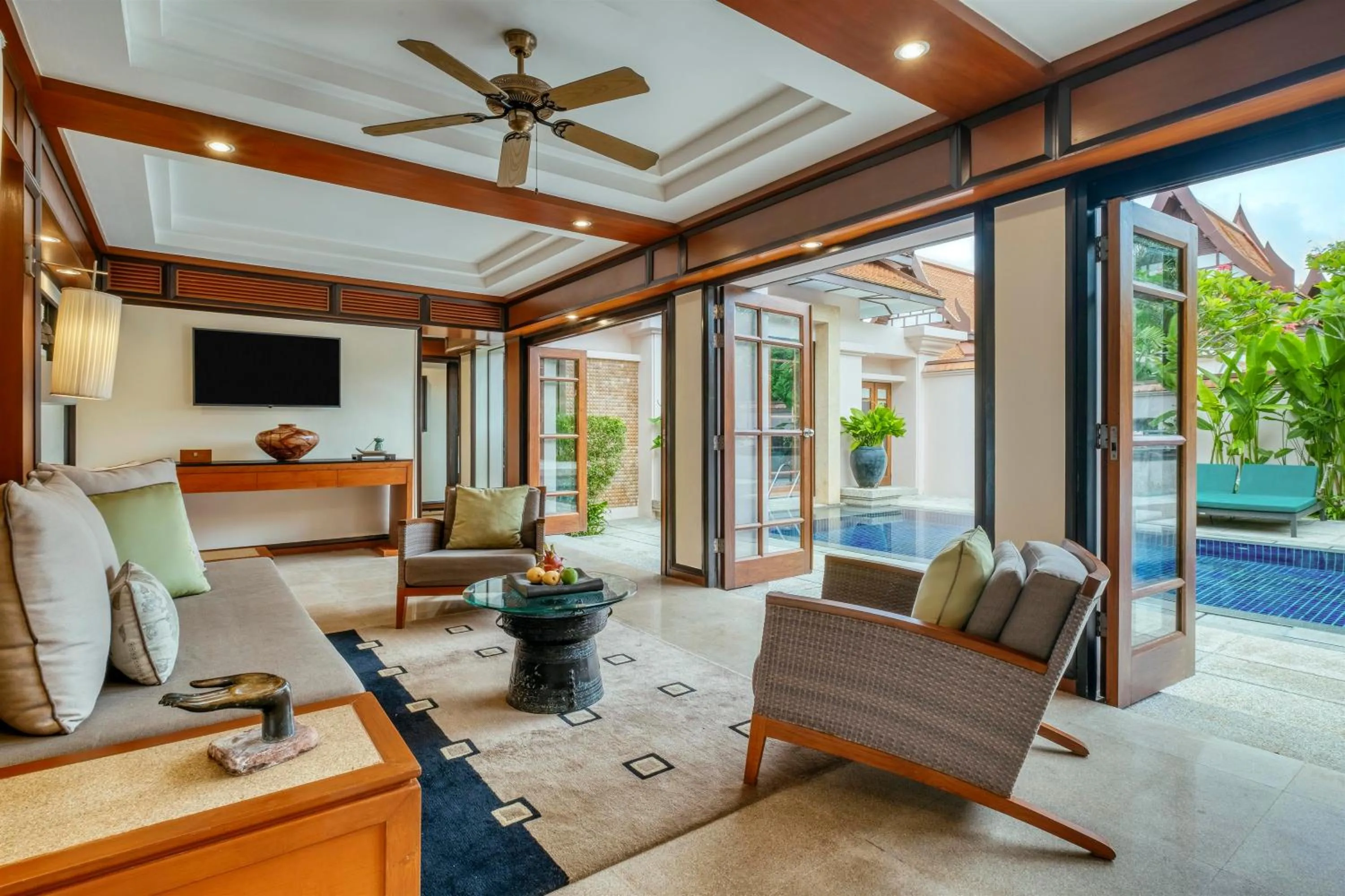 Living room in Banyan Tree Phuket