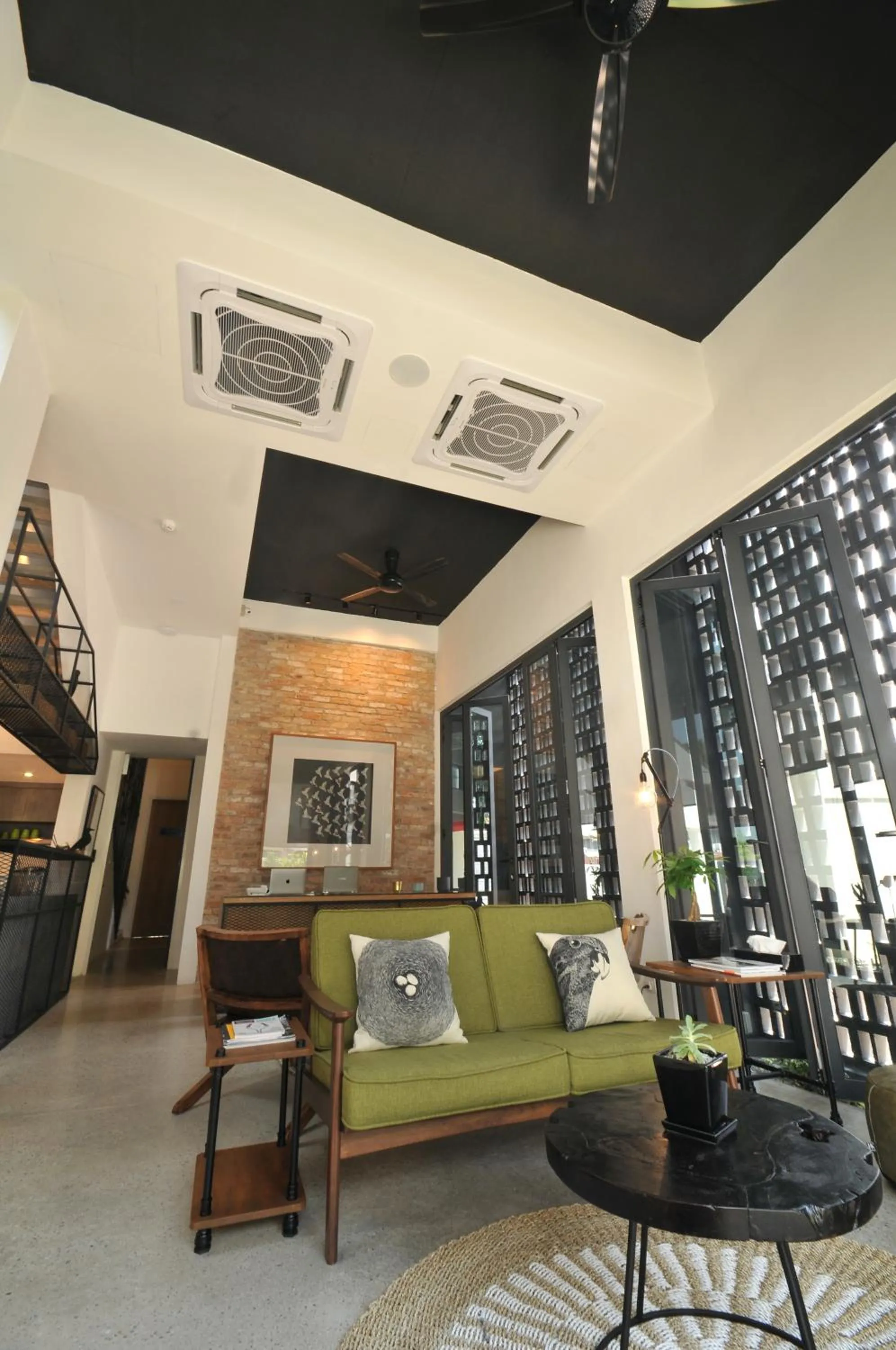 Living room in The Nest House