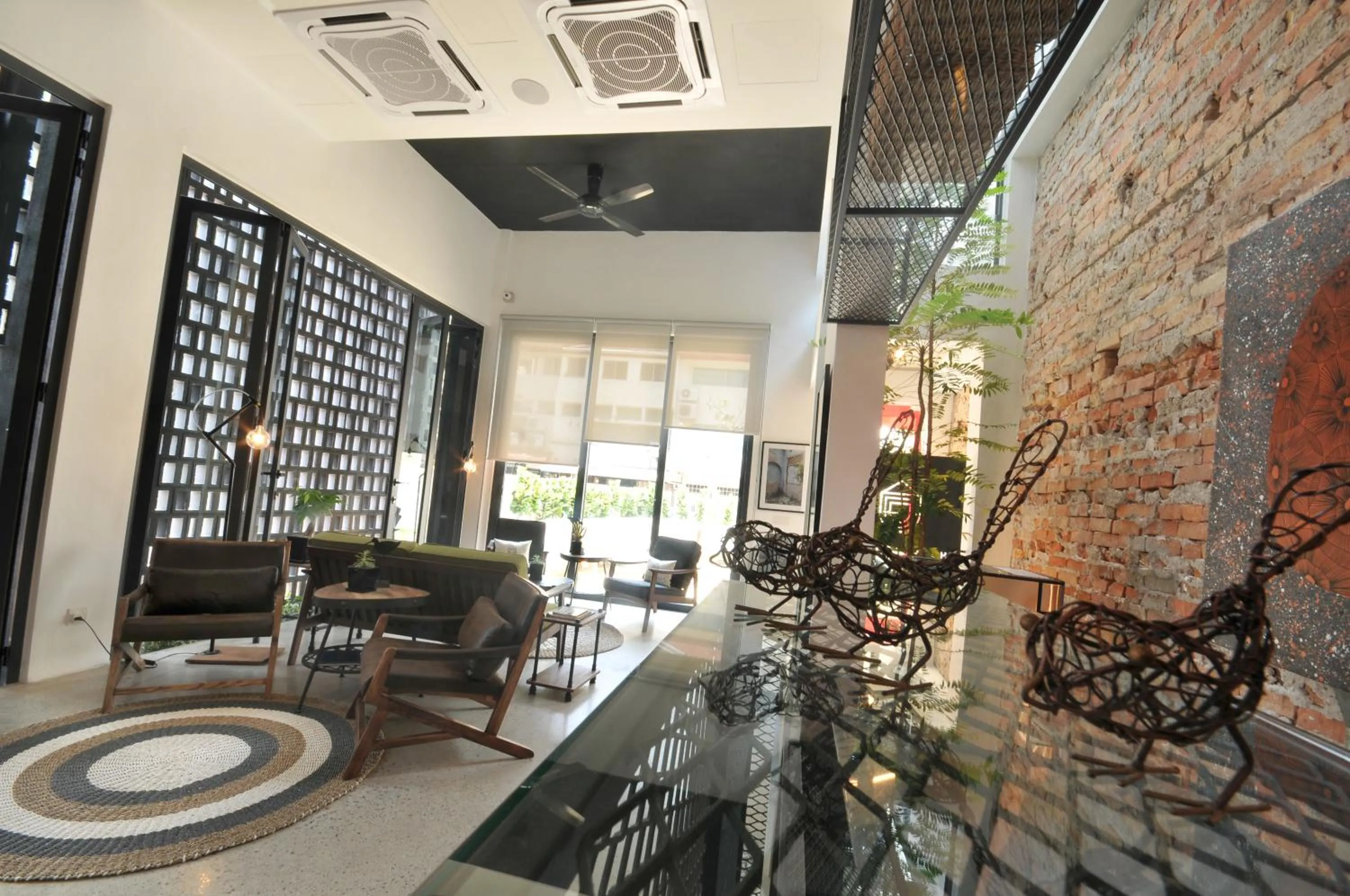 Living room in The Nest House