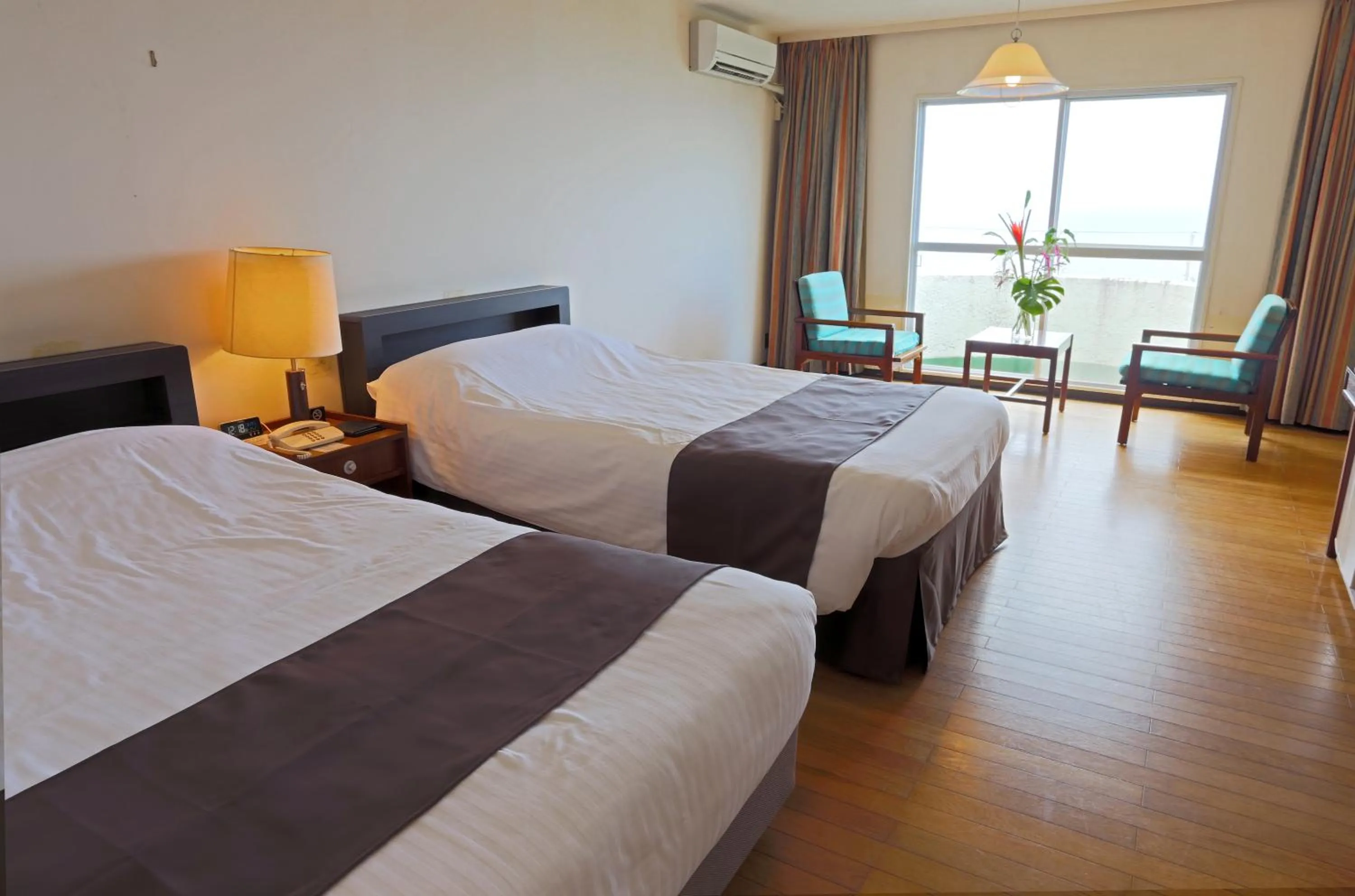 Twin Room with Sea View in Lido Park Resort Hachijo
