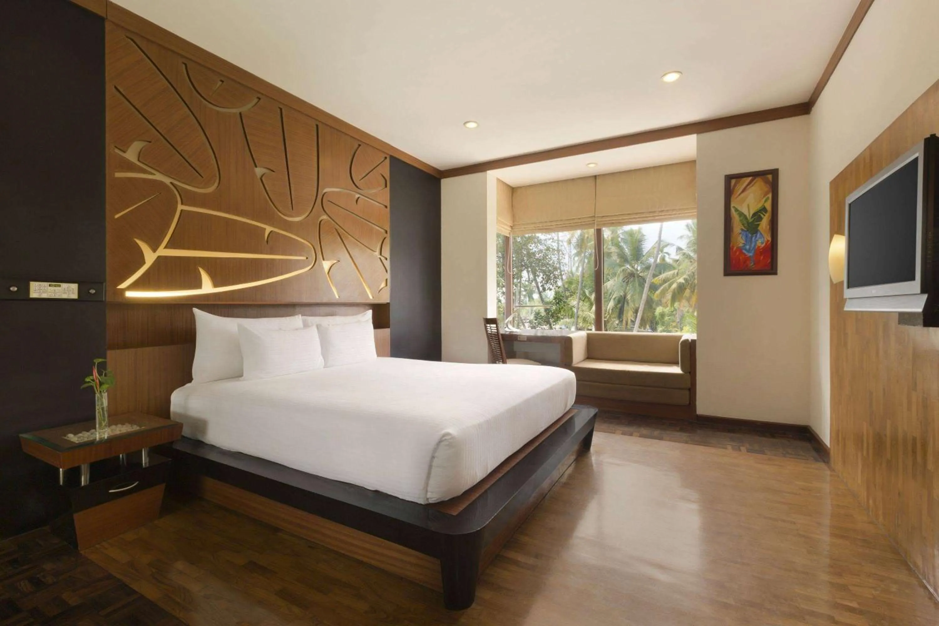 1 Twin Bed Smoking Lake View Cottage Room in Ramada Resort by Wyndham Kochi