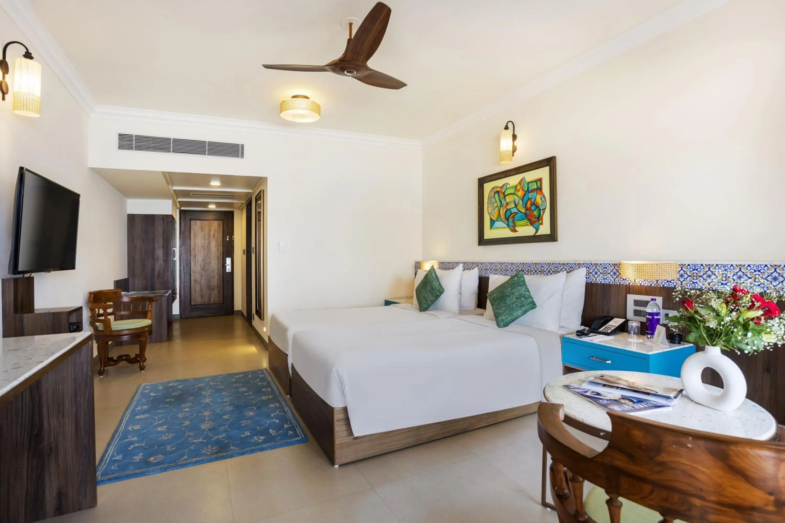 Deluxe Double or Twin Room with Sea View in Bogmallo Beach Resort