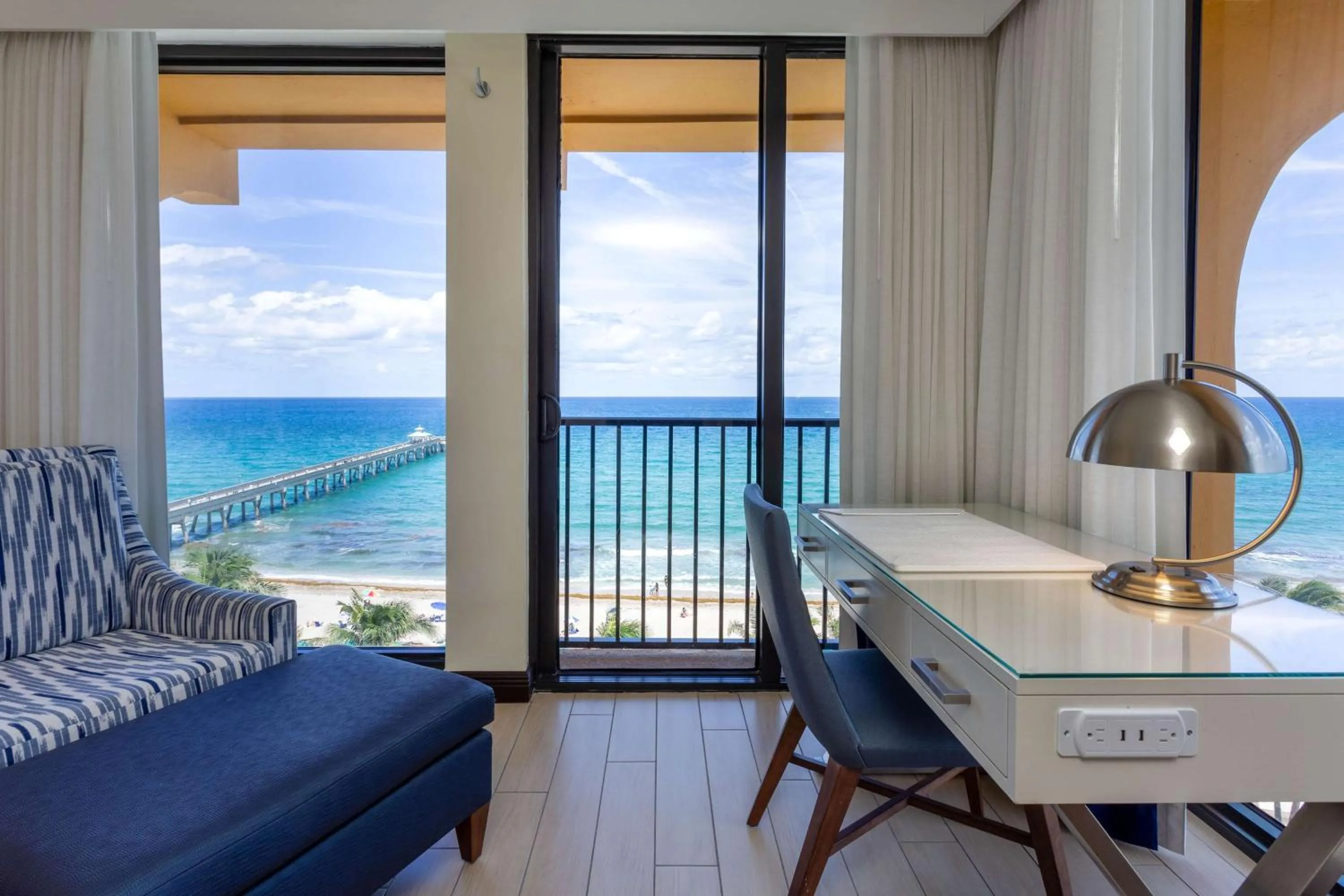 Wellness King Room with Oceanfront View - Non-Smoking in Wyndham Deerfield Beach Resort