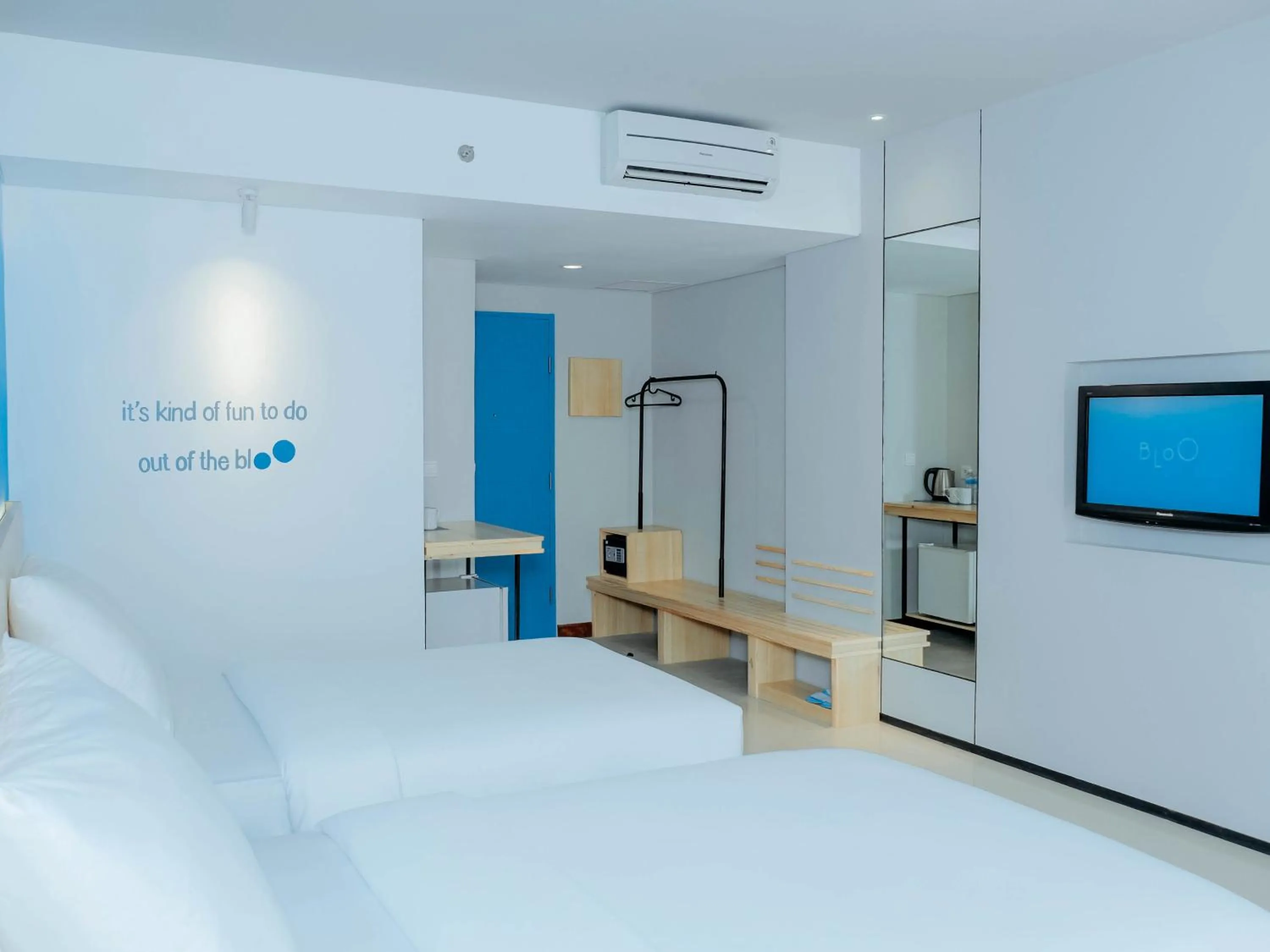 Superior Twin Room with Balcony in Bloo Bali Hotel