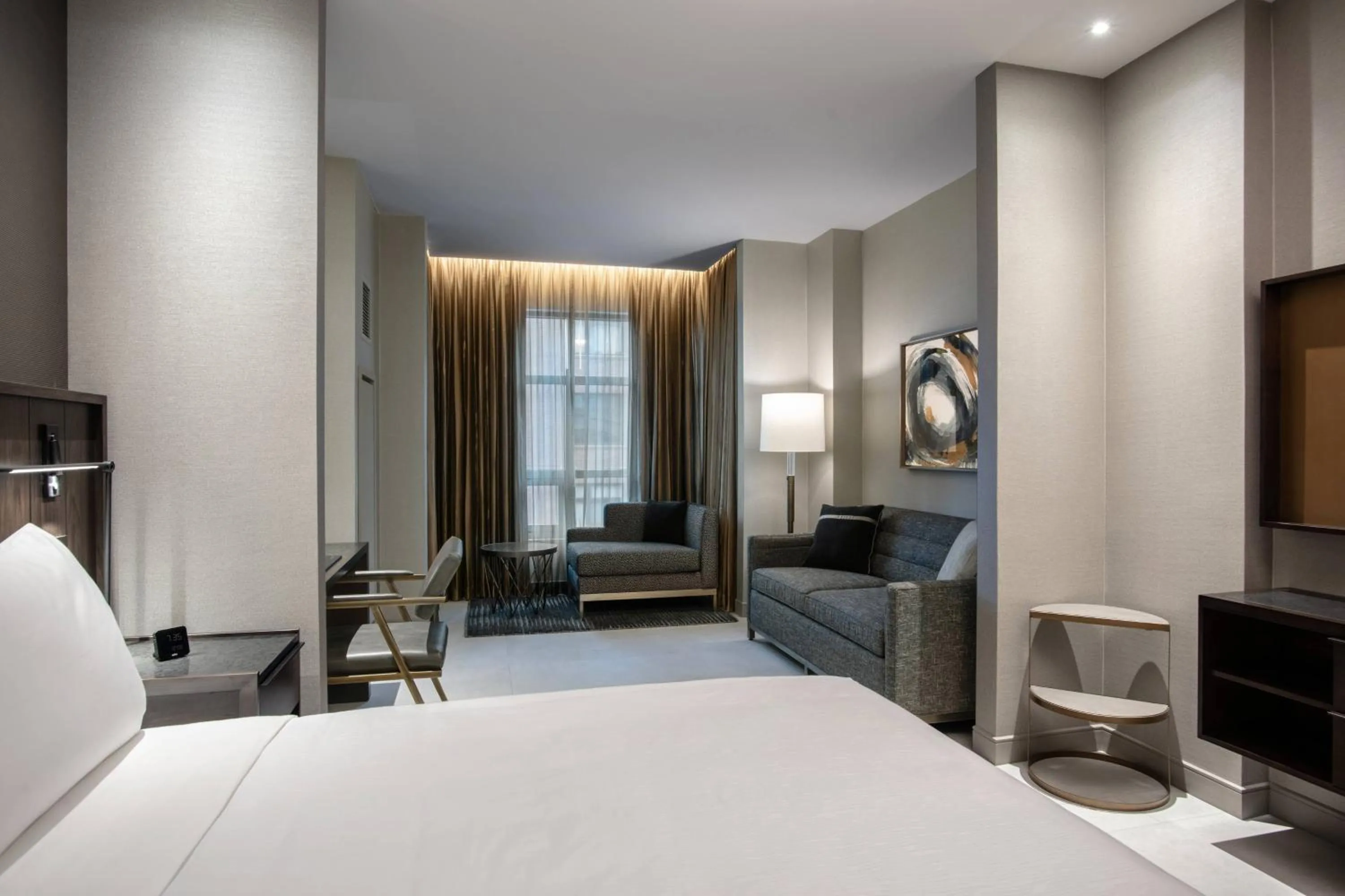 Deluxe King Room with Sofa Bed in The Row Hotel at Assembly Row, Autograph Collection