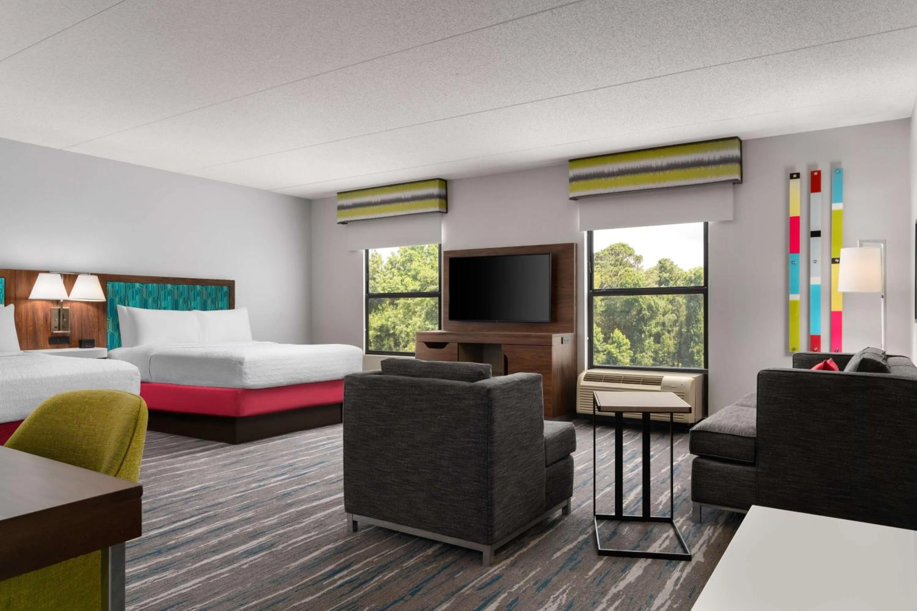 Queen Studio Suite with Two Queen Beds - Non-Smoking in Hampton Inn Spring Lake Fayetteville