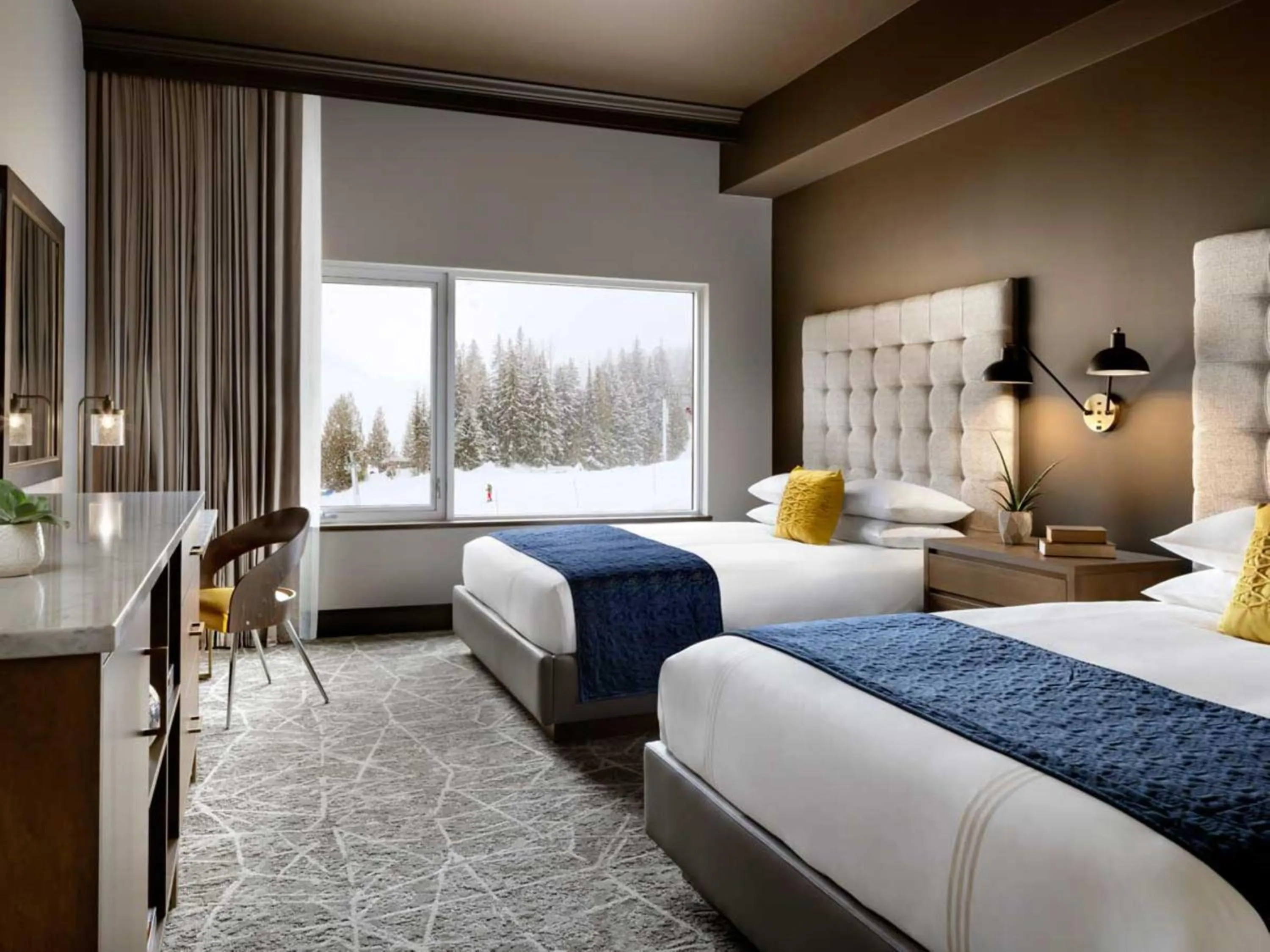 Queen Room with Two Queen Beds and Mountain View in The Josie Hotel, Autograph Collection