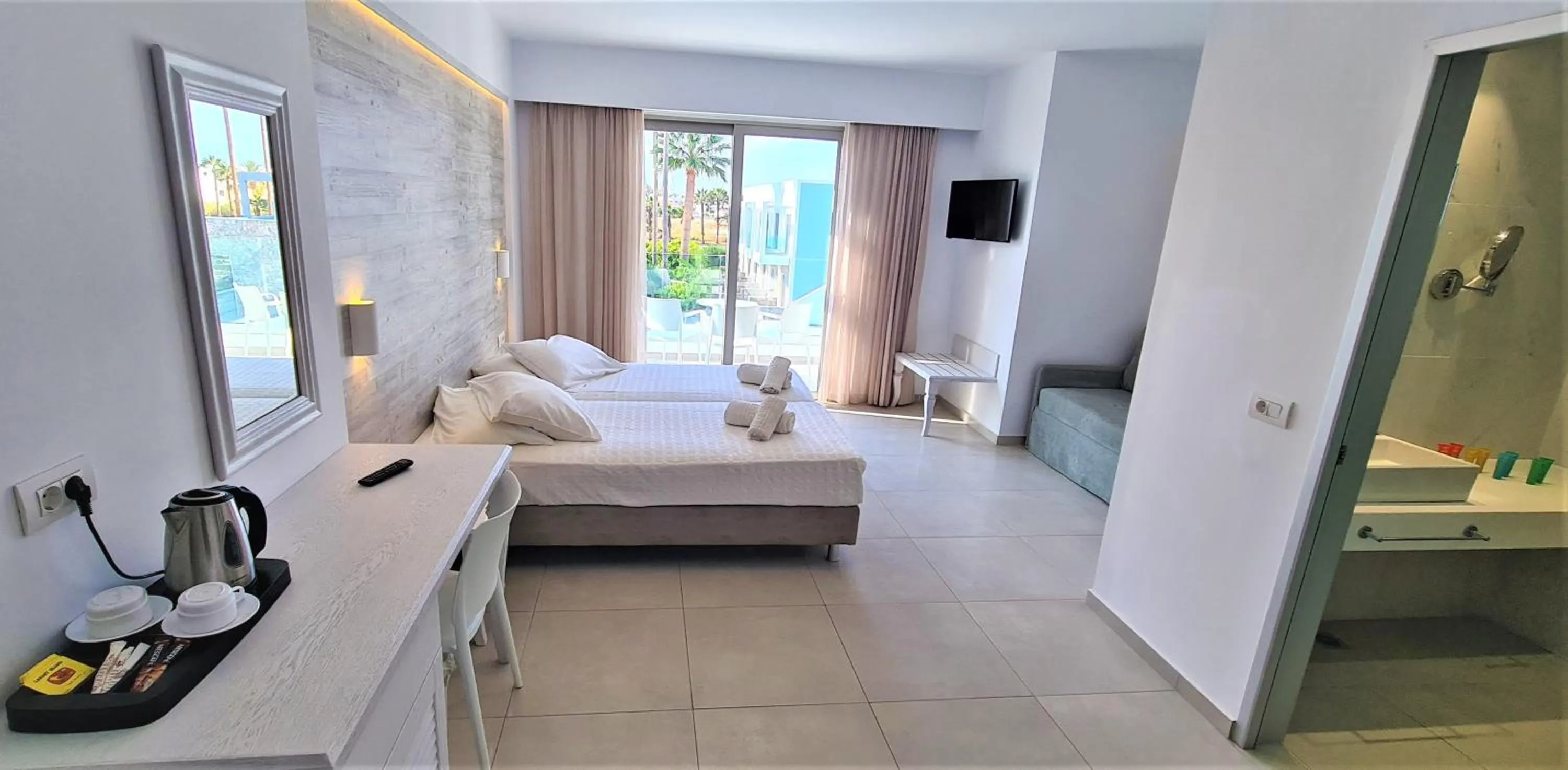 Deluxe Junior Suite with Pool View in Apollon Windmill Boutique Hotel - Adults Only