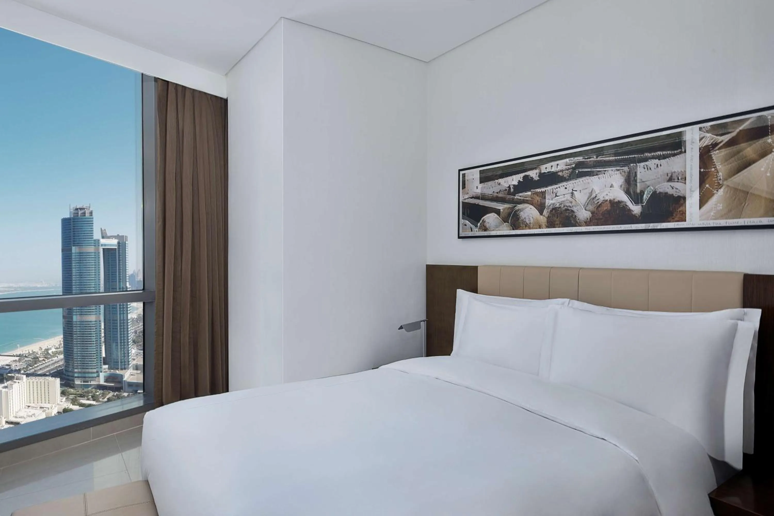 Two-Bedroom Apartment with Two Beds and Sea View in Conrad Abu Dhabi Etihad Towers