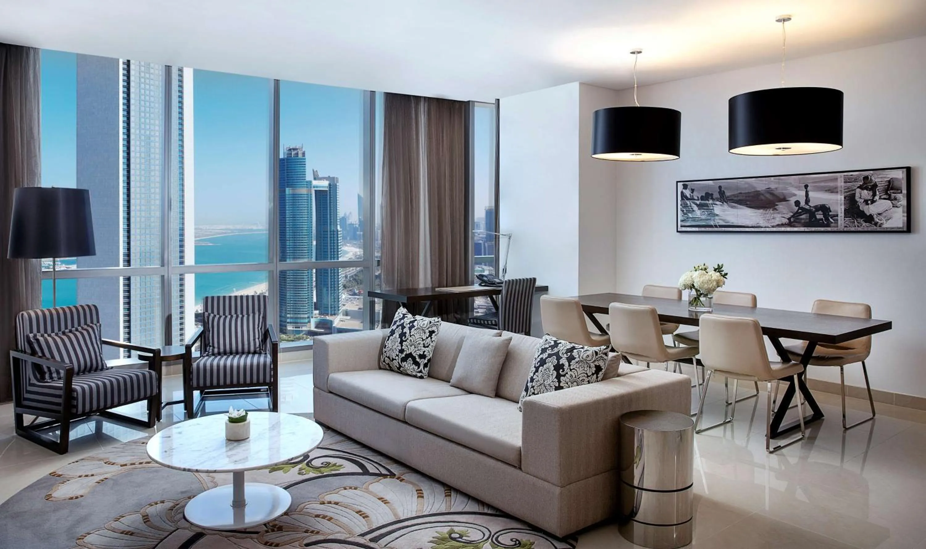 One-Bedroom Apartment with Sea View in Conrad Abu Dhabi Etihad Towers