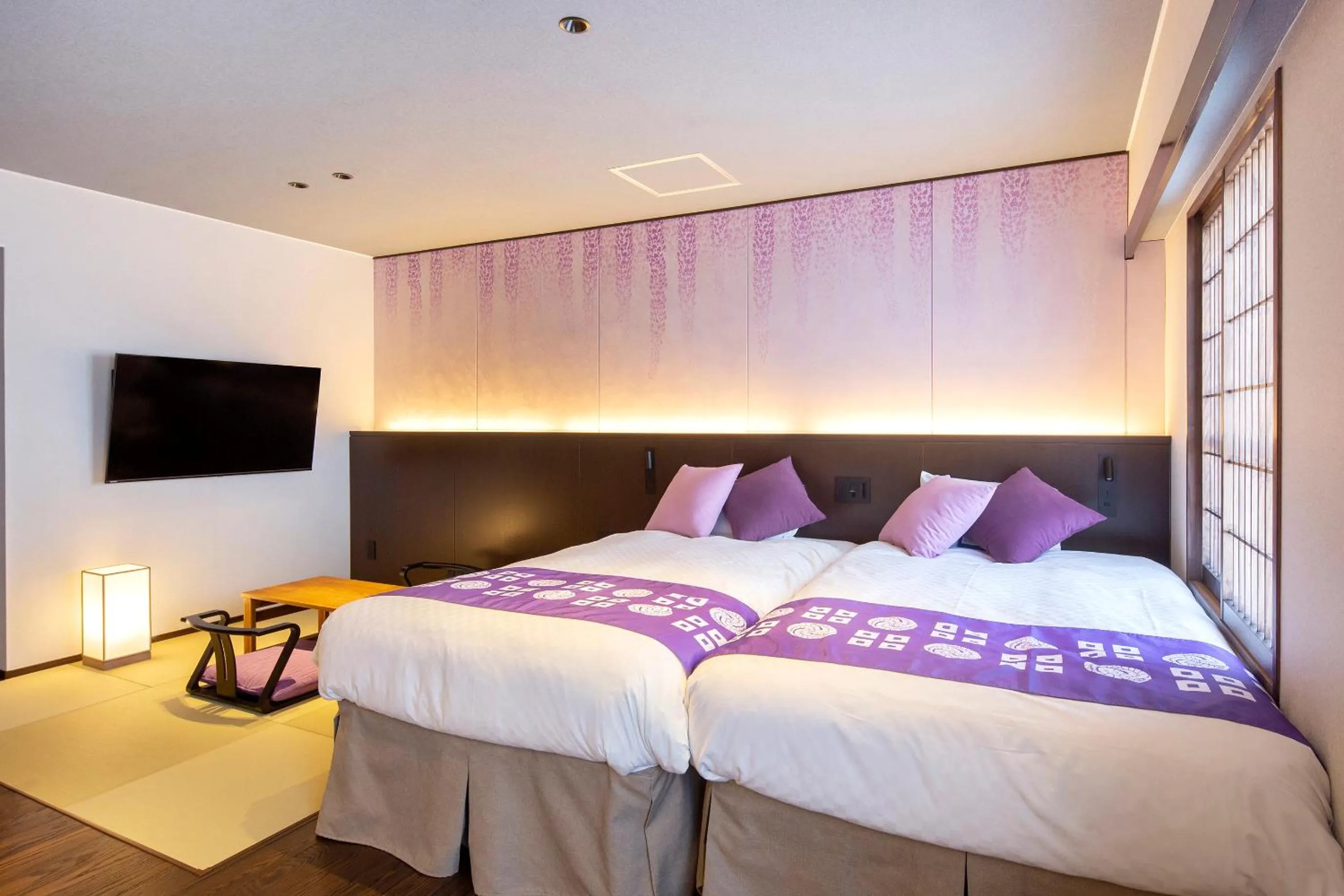 Deluxe Twin Room with Tatami Area with Shower  in Hotel Claire Higasa