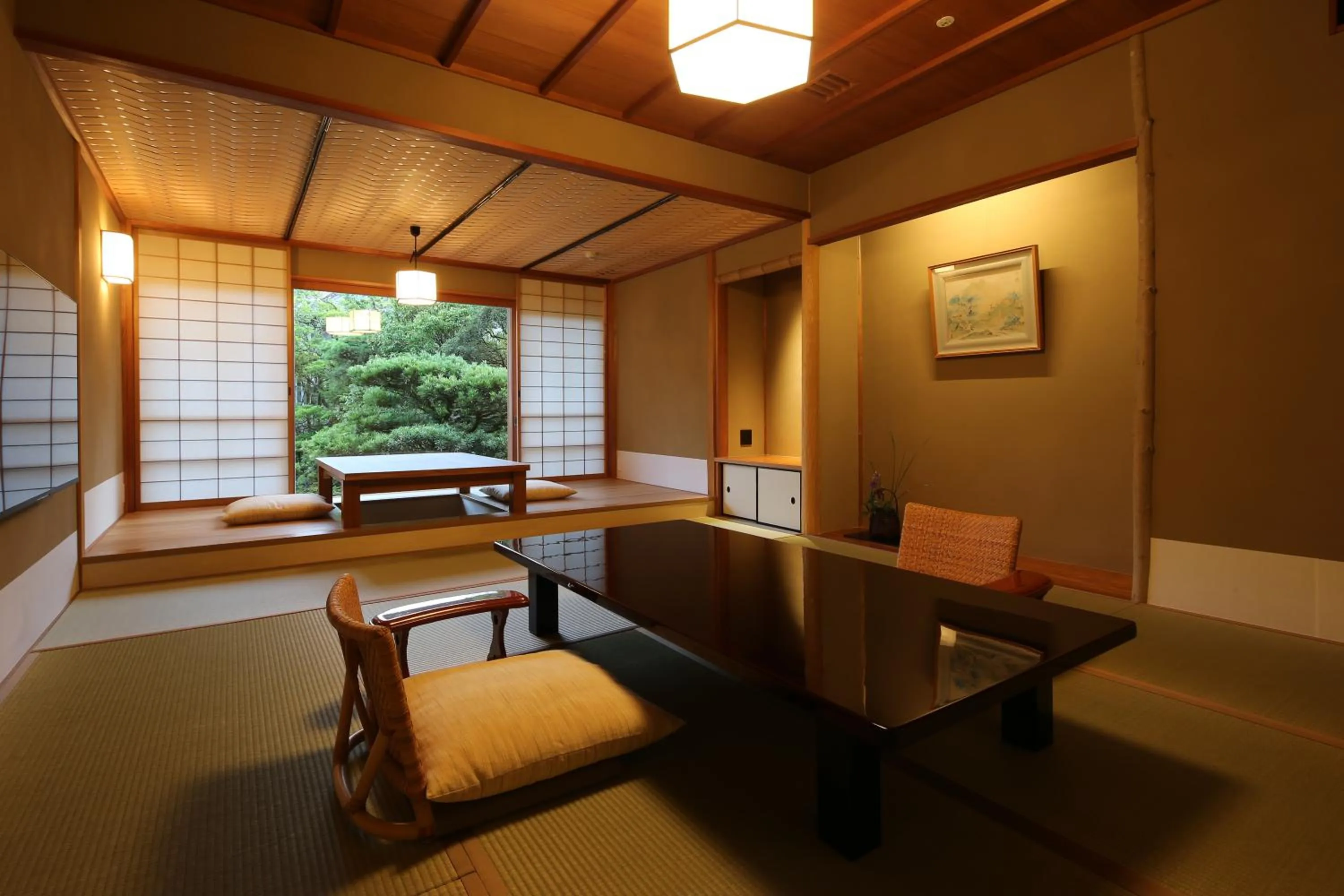 Quadruple Room with Garden View - single occupancy in Nishimuraya Honkan