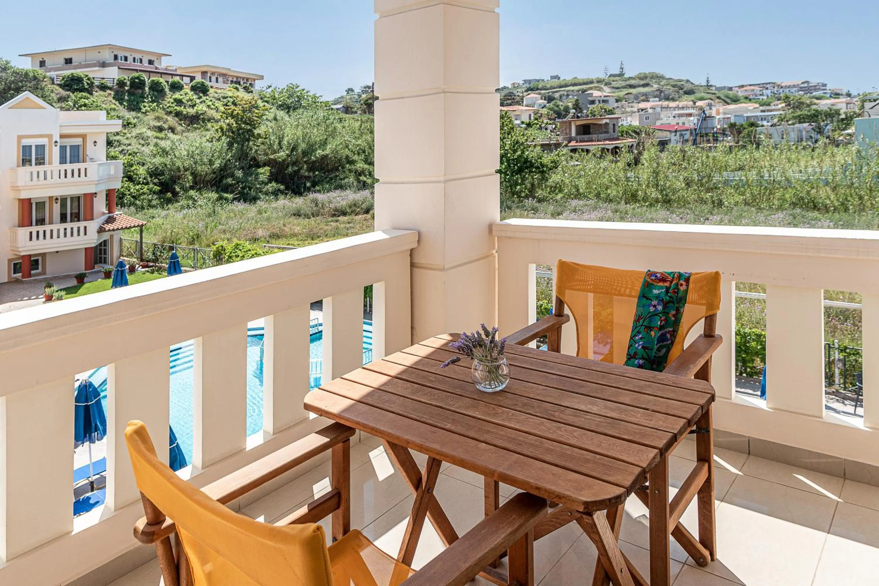 Studio with Pool View in Artemis Apartments