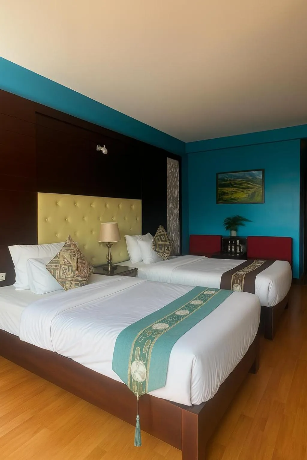 Twin Room with Mountain View in Sapa Elegance Hotel