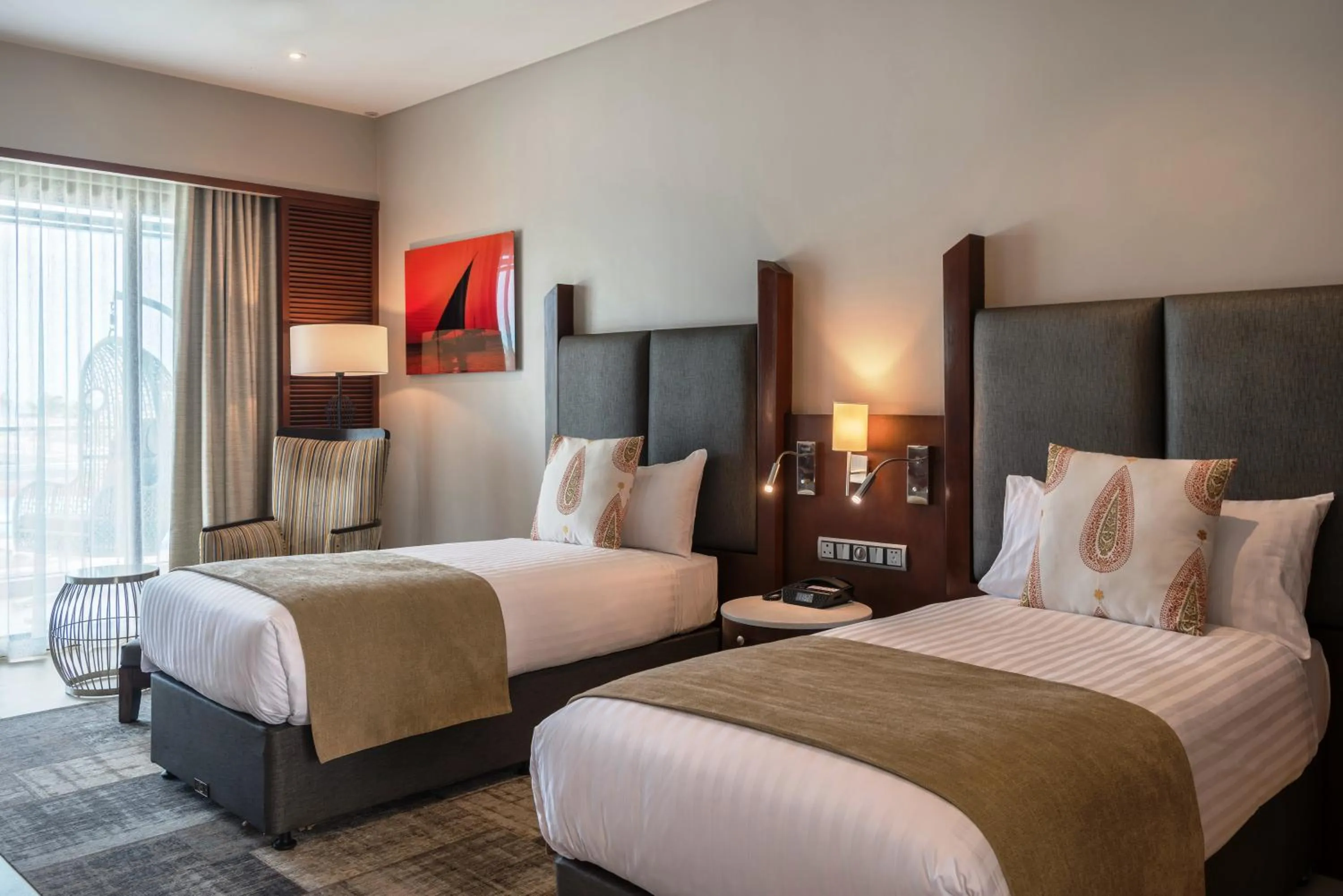 Executive Twin Room with Garden View in Hotel Verde Zanzibar - Azam Luxury Resort and Spa - Dry Hotel