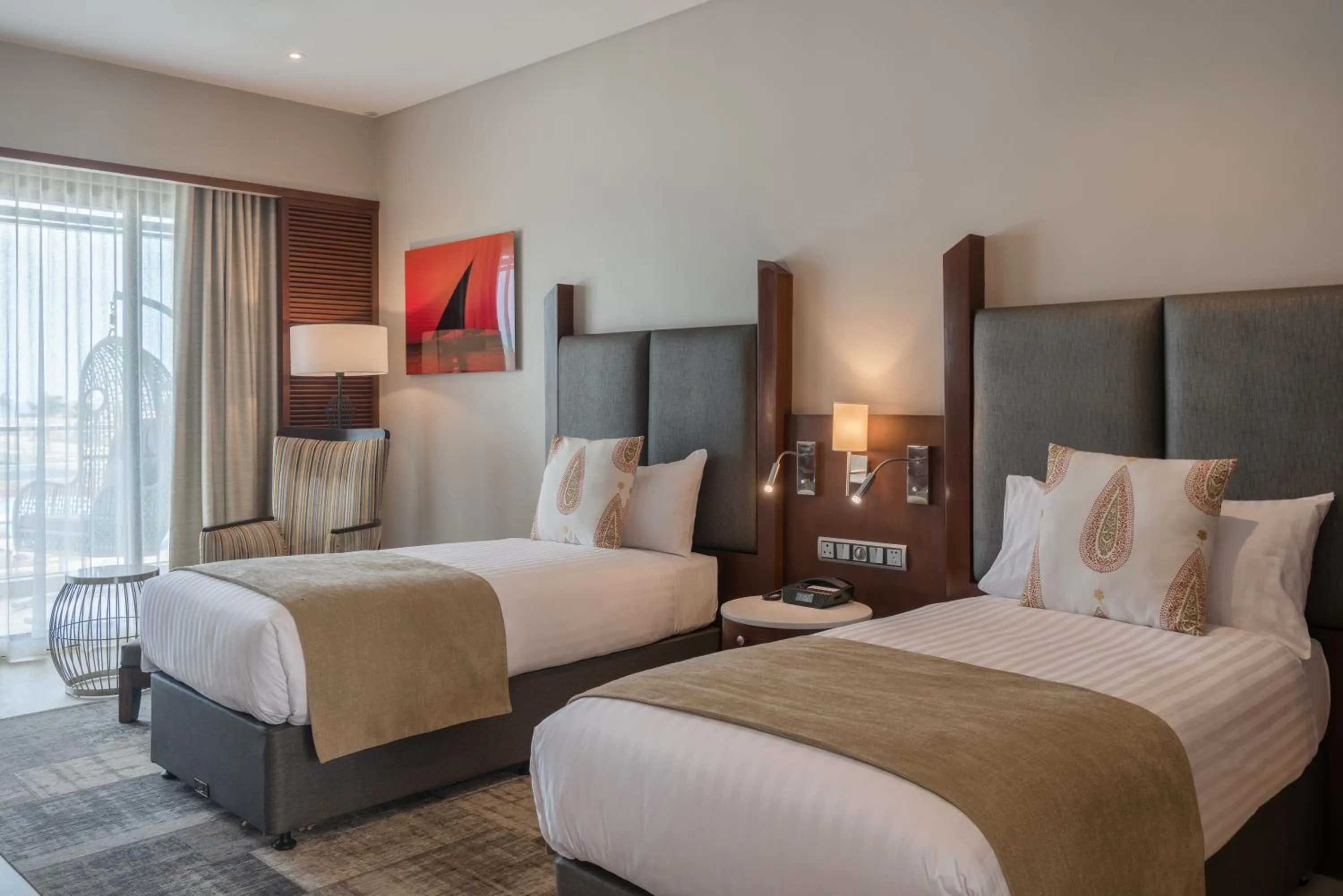 Executive Twin Room with Sea View in Hotel Verde Zanzibar - Azam Luxury Resort and Spa - Dry Hotel