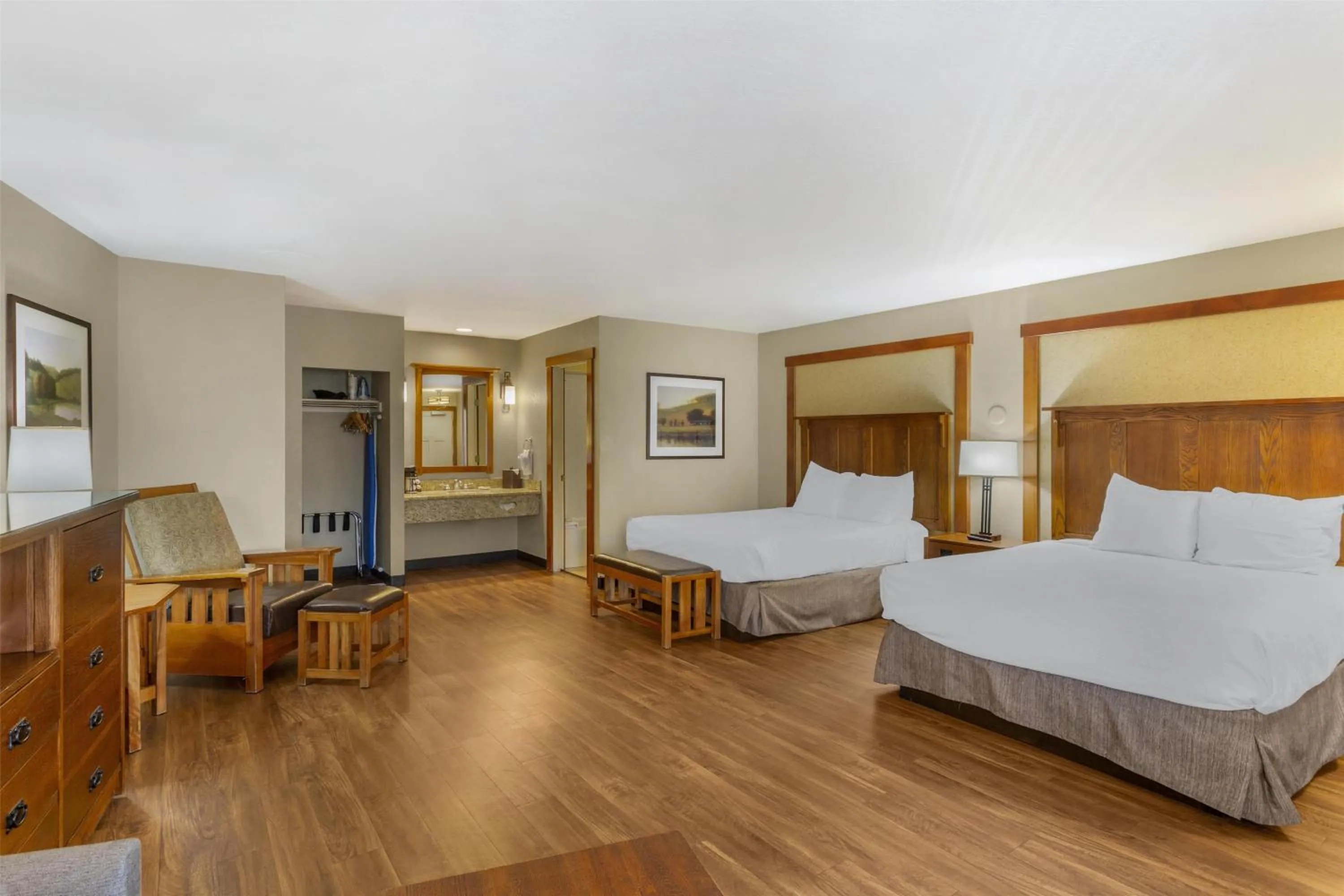 Queen Room with Two Queen Beds and Sofa Bed - Non-Smoking in Best Western Plus High Country Inn