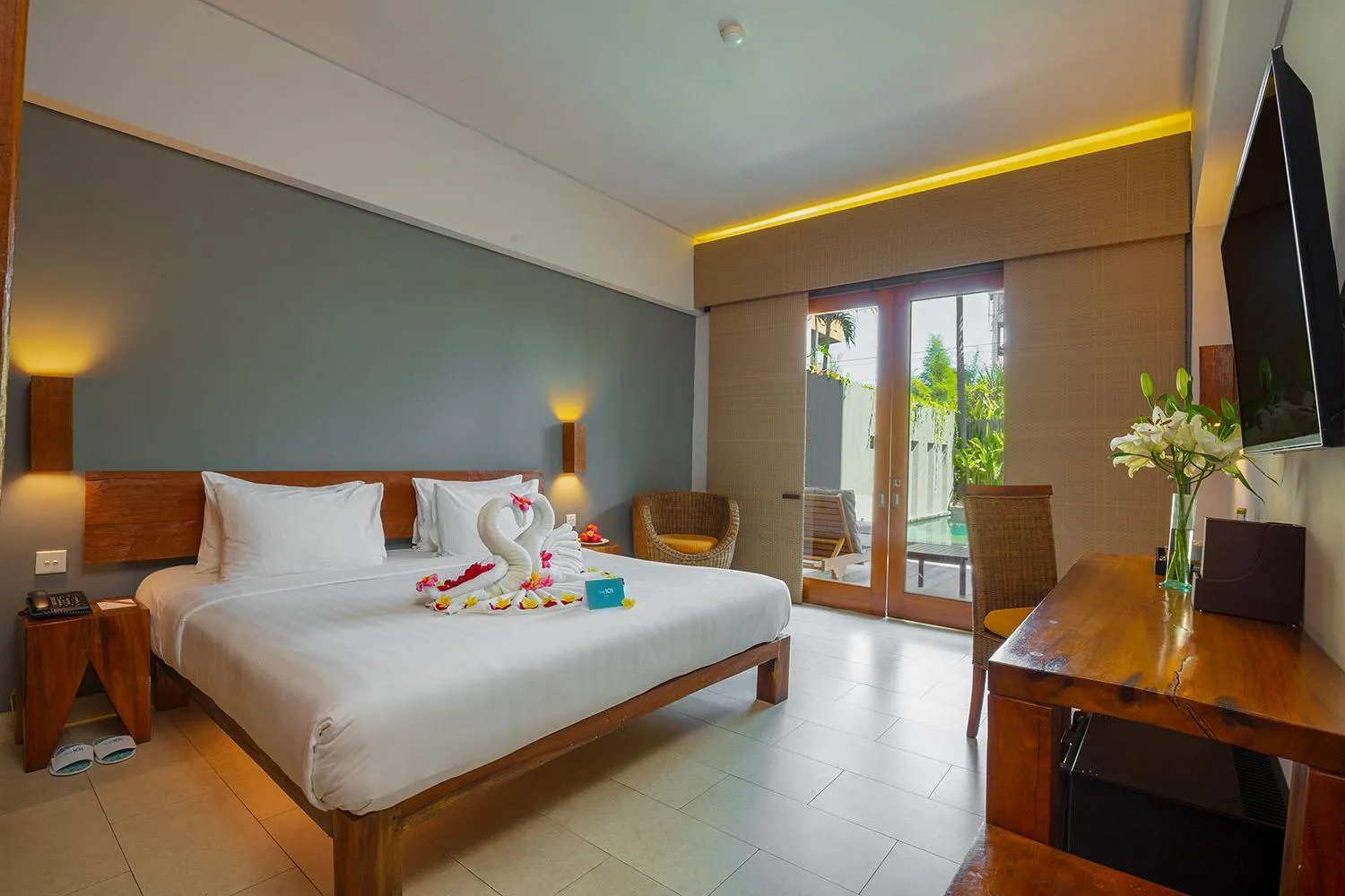 Double or Twin Cabana with Plunge Pool in THE 1O1 Bali Oasis Sanur
