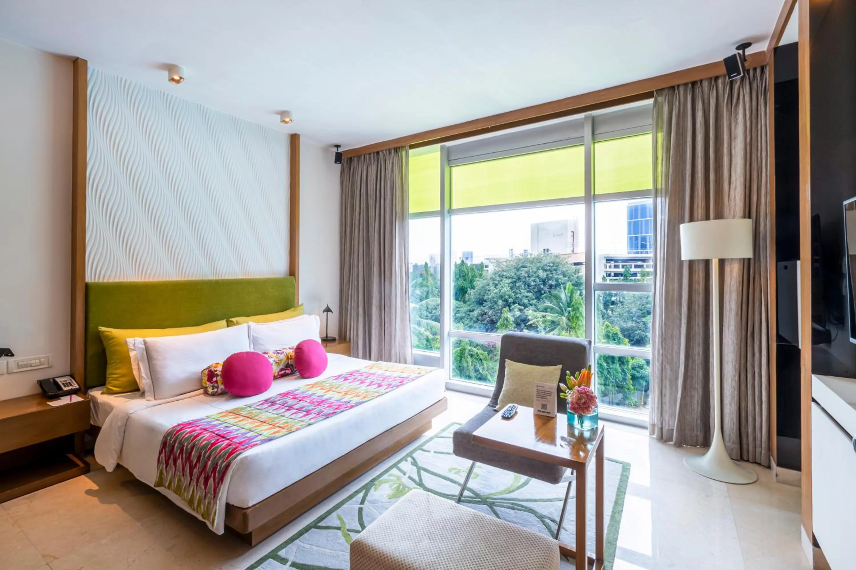 Premium Room Pool View Queen Bed - single occupancy in Vivanta Bengaluru, Whitefield