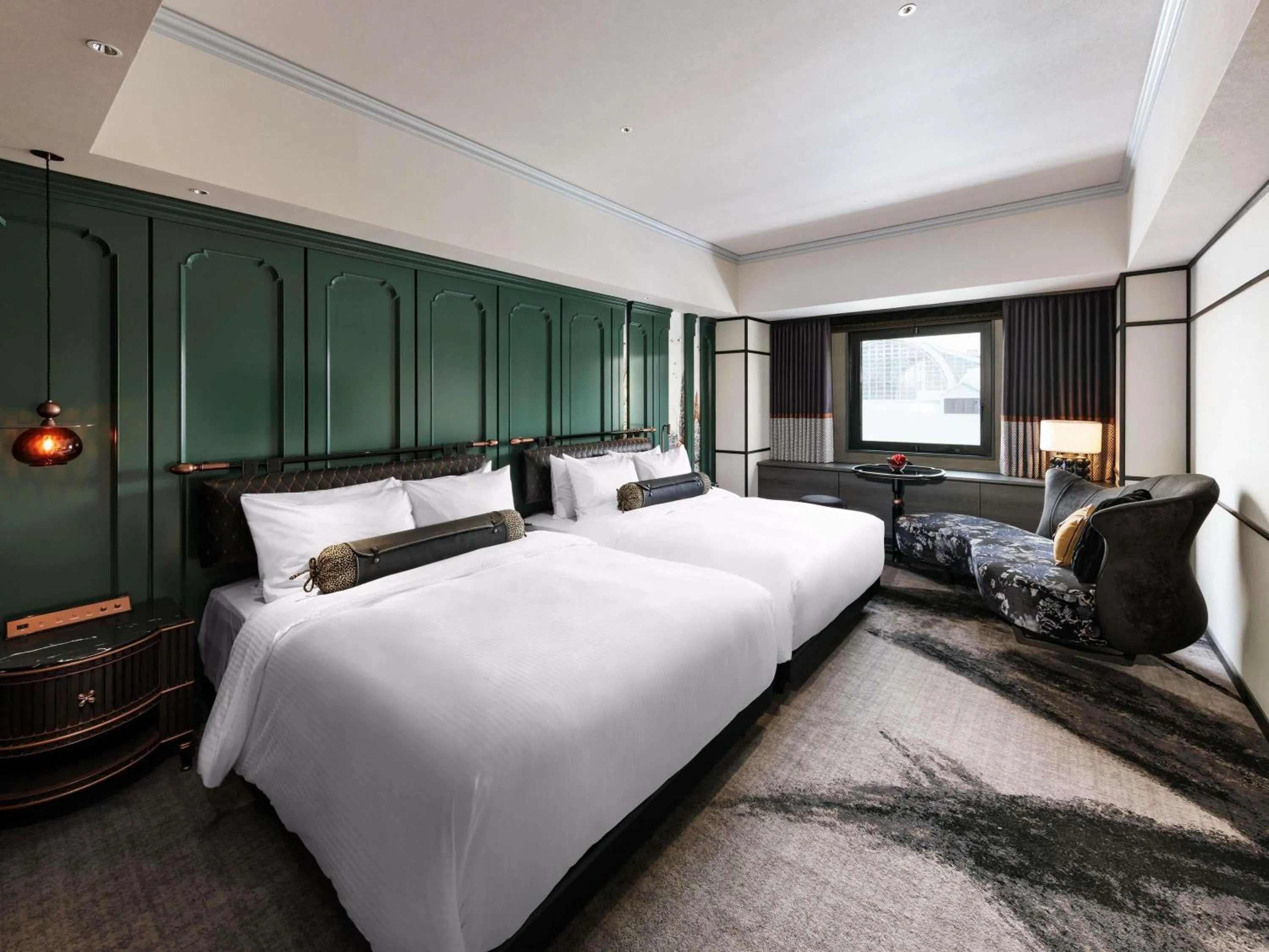 Deluxe Room with Two Queen Beds and Heritage View in Hotel Sosei Sapporo MGallery Collection
