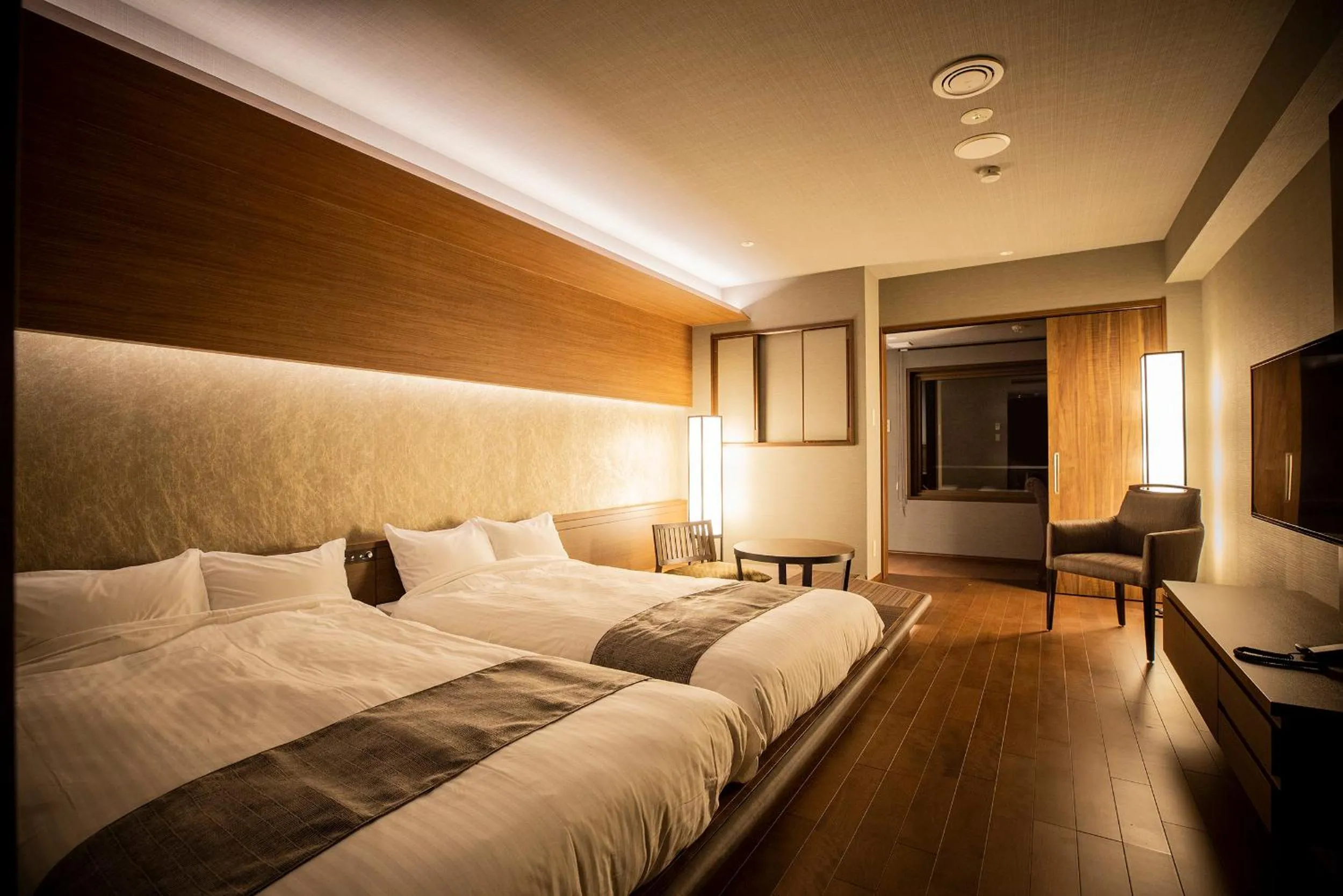 Deluxe Twin Room with Open-Air Bath and Ocean View - Non-Smoking in Yunokawa Prince Hotel Nagisatei