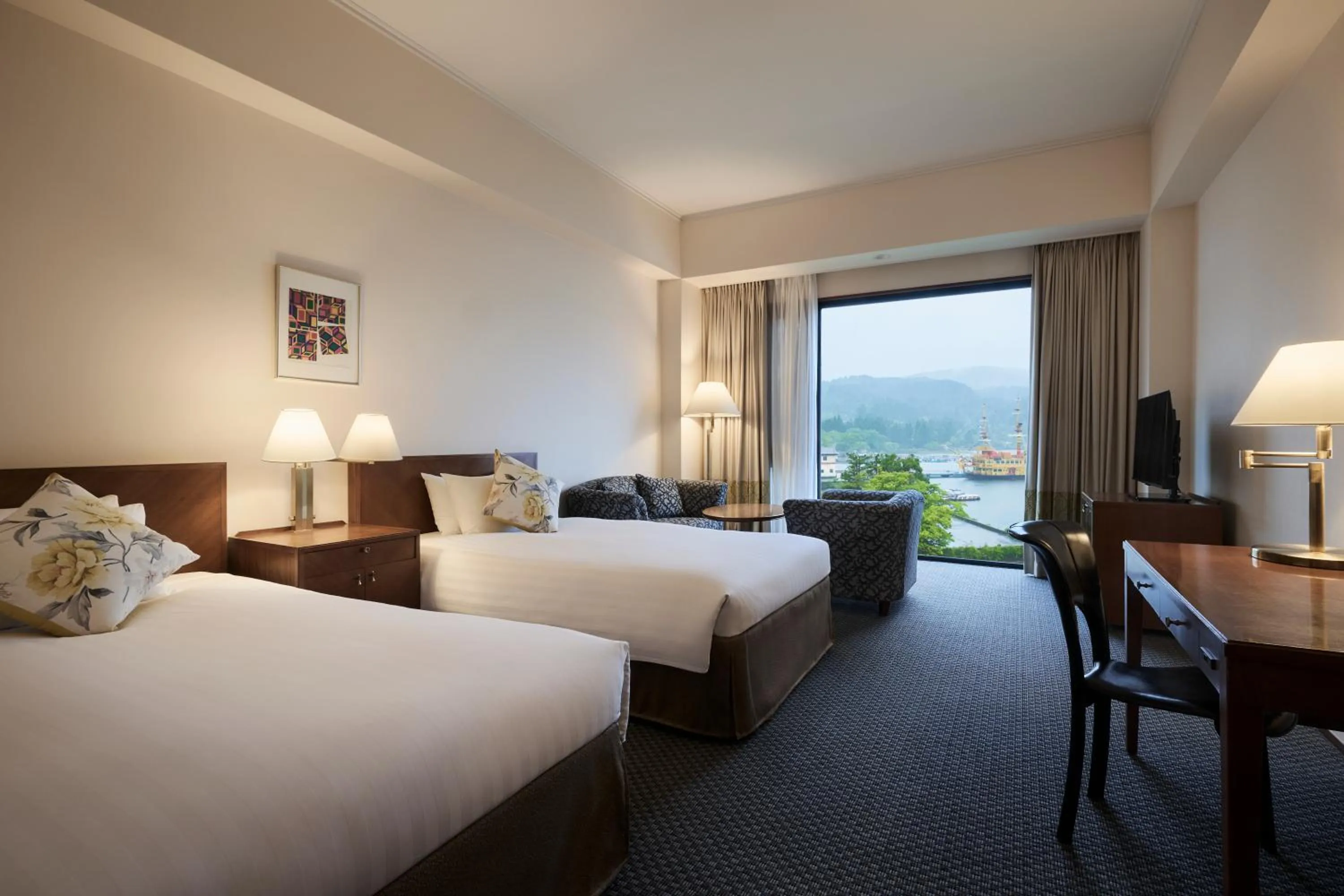 Moderate Twin Room in Hakone Hotel