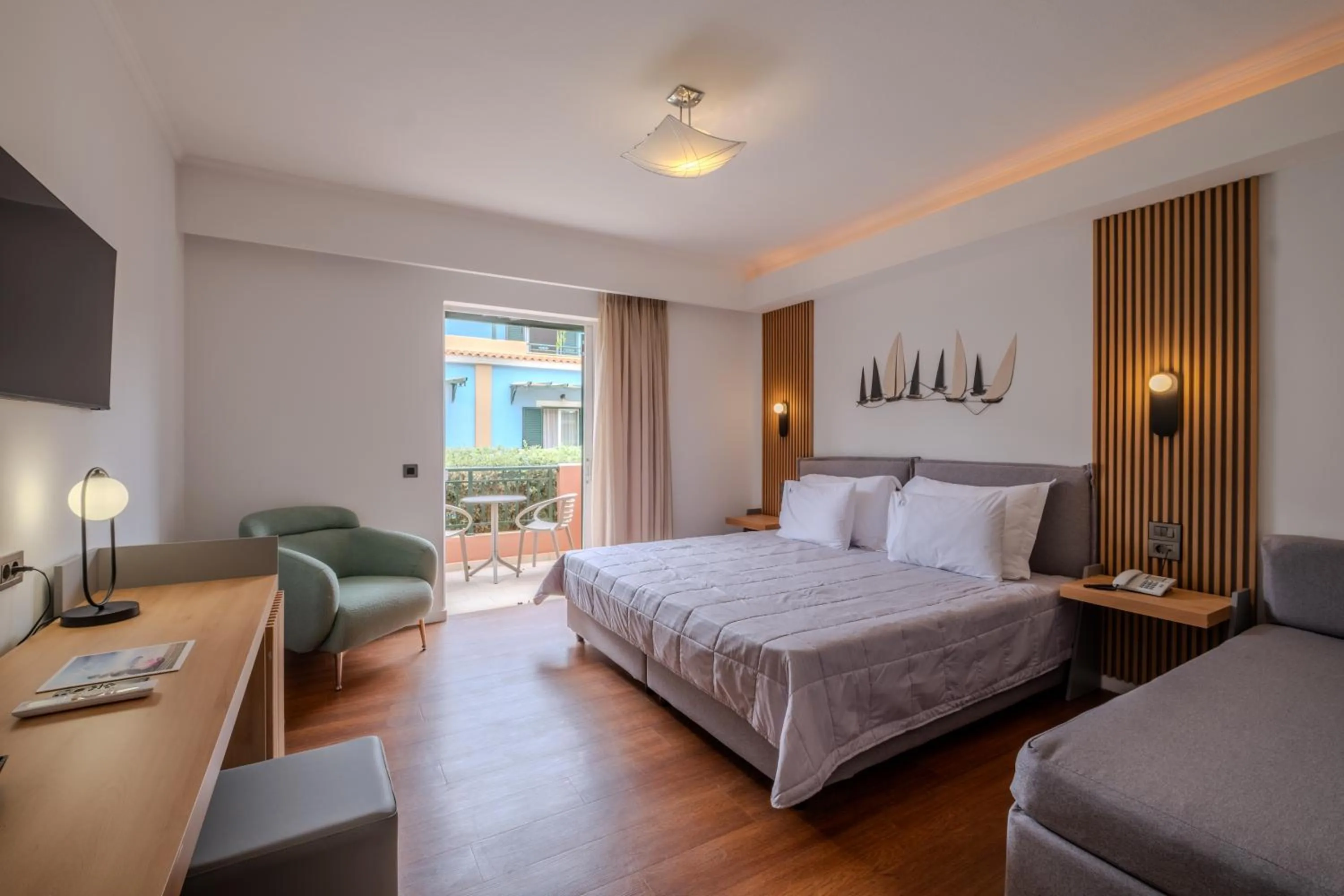 Superior Double Room with Garden View in Mediterranean Beach Resort